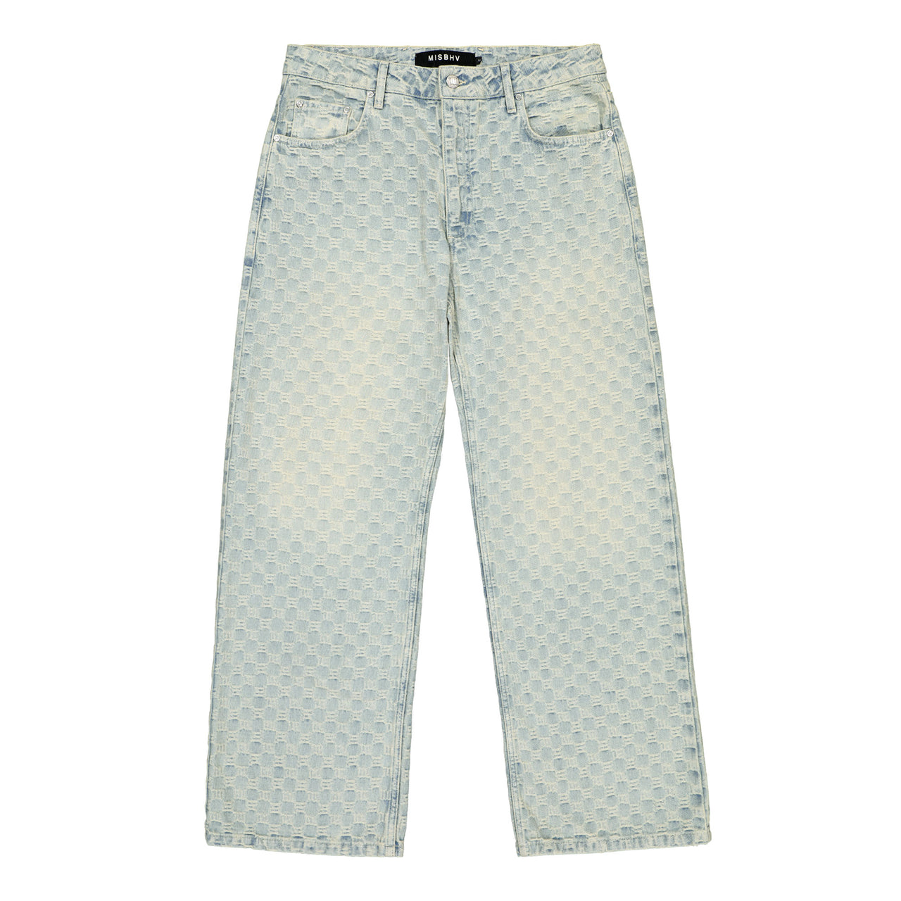 MISBHV Monogram Ocean Washed Jeans Blue Detail view 1 | Gate