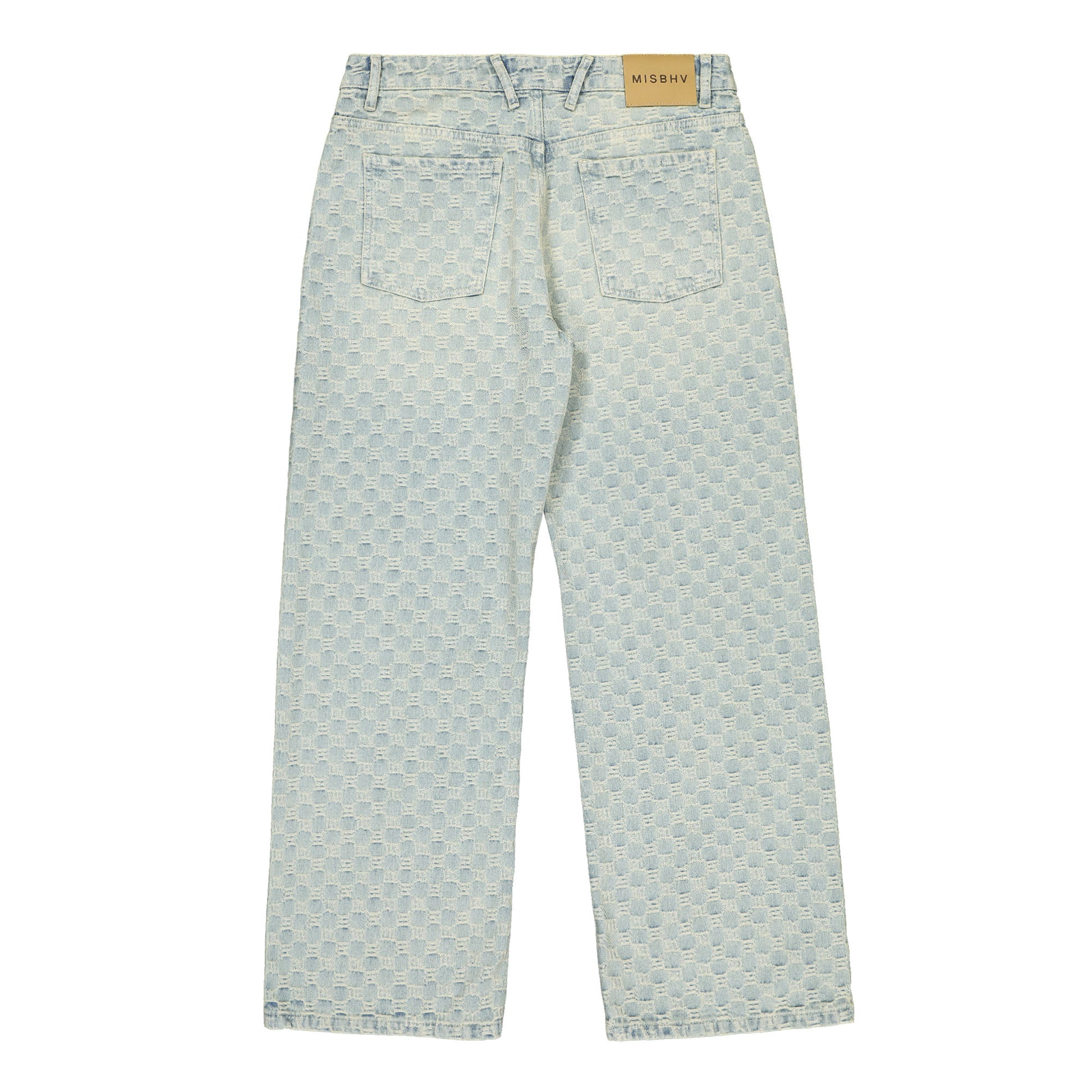 MISBHV Monogram Ocean Washed Jeans Blue Detail view 2 | Gate