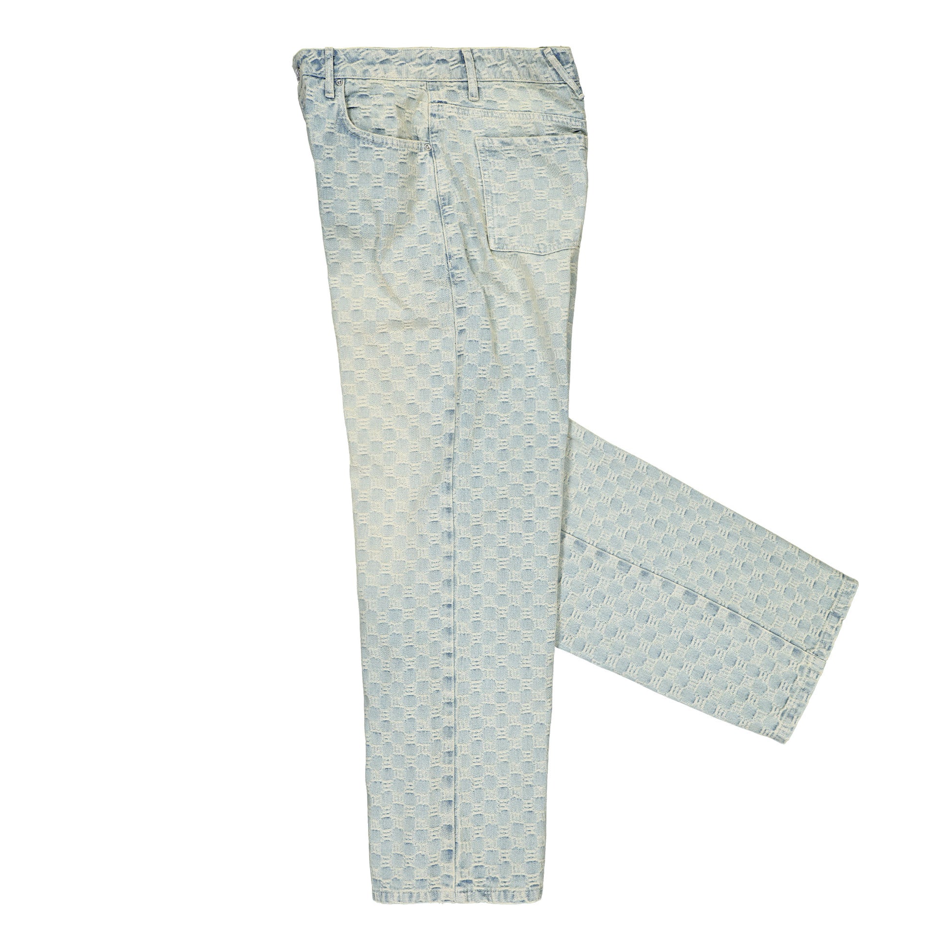 MISBHV Monogram Ocean Washed Jeans Blue Detail view 3 | Gate