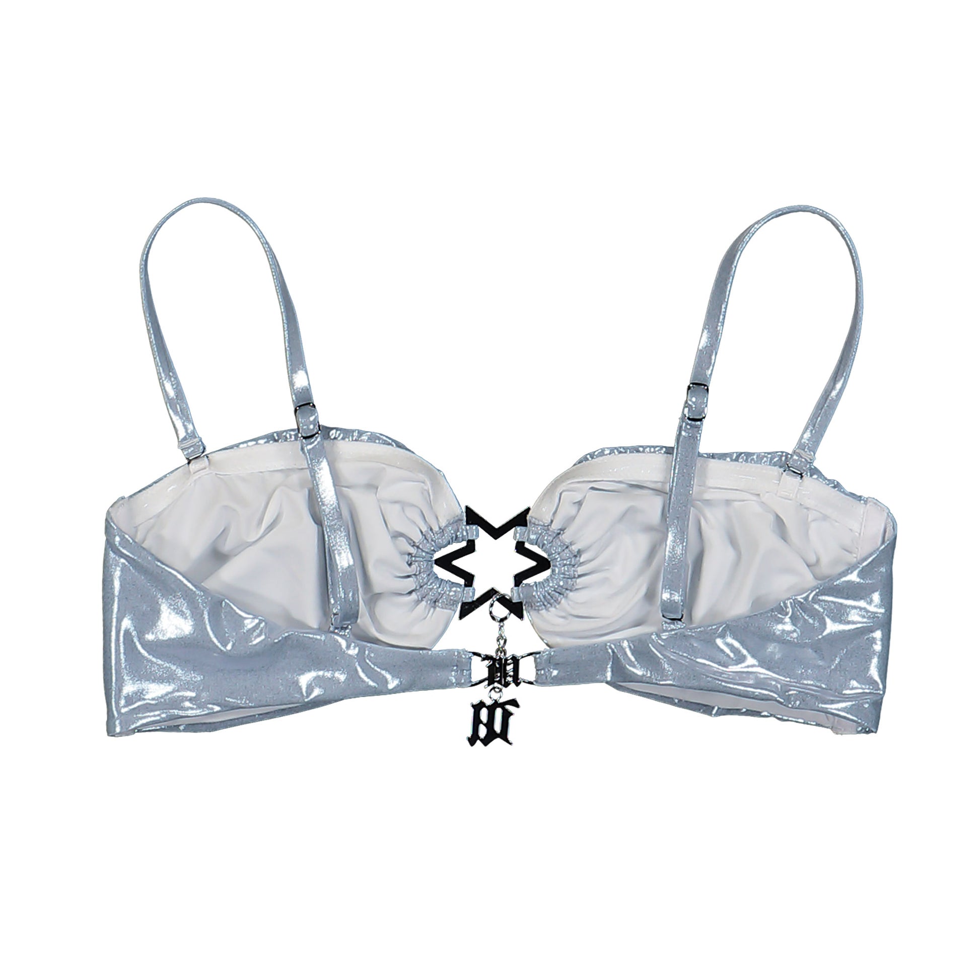 MISBHV Hollywood Bikini Bra Blue Detail view 2 | Gate