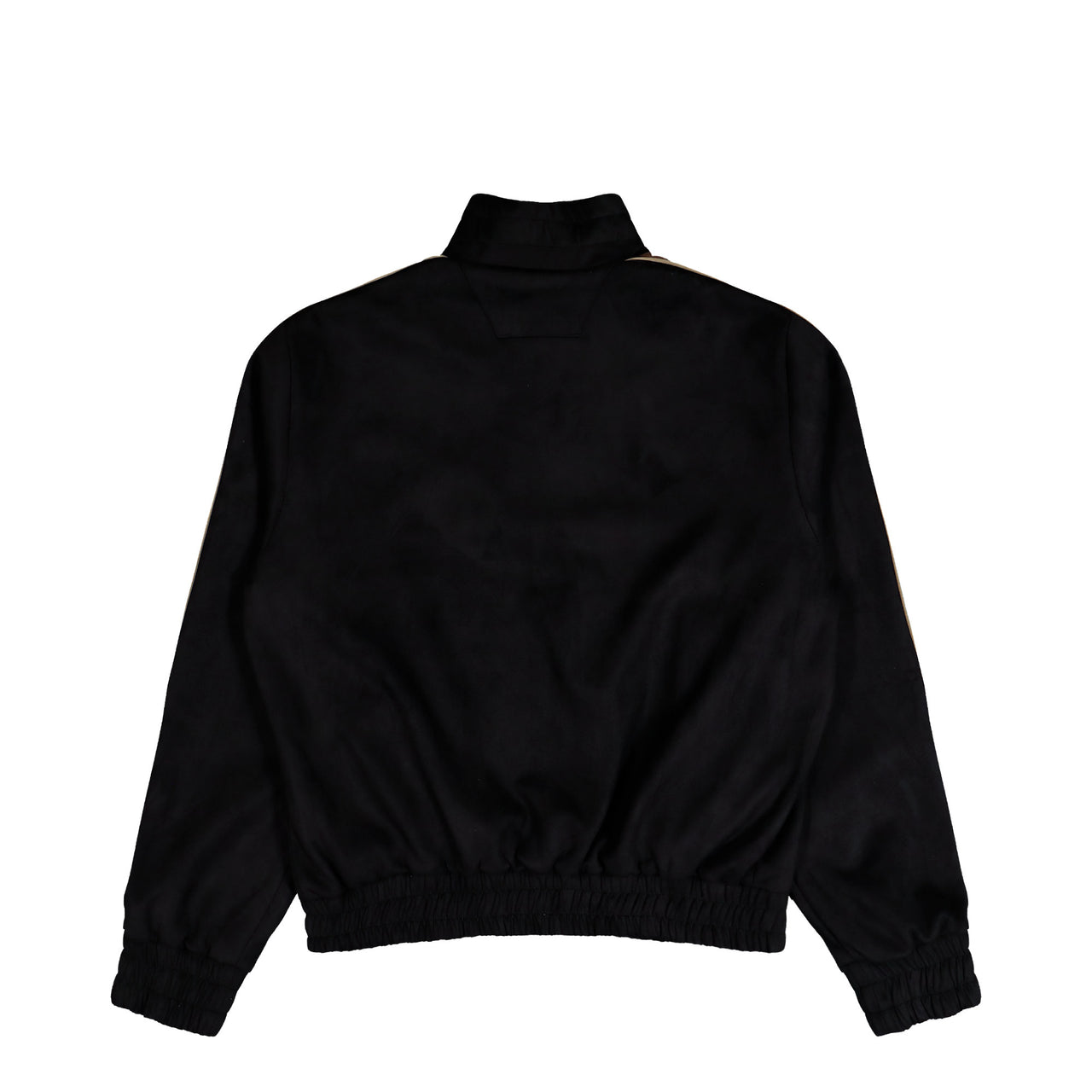 MISBHV Faux Suede Track Jacket Black Jackets 251M417 Detail View 1 | GATE
