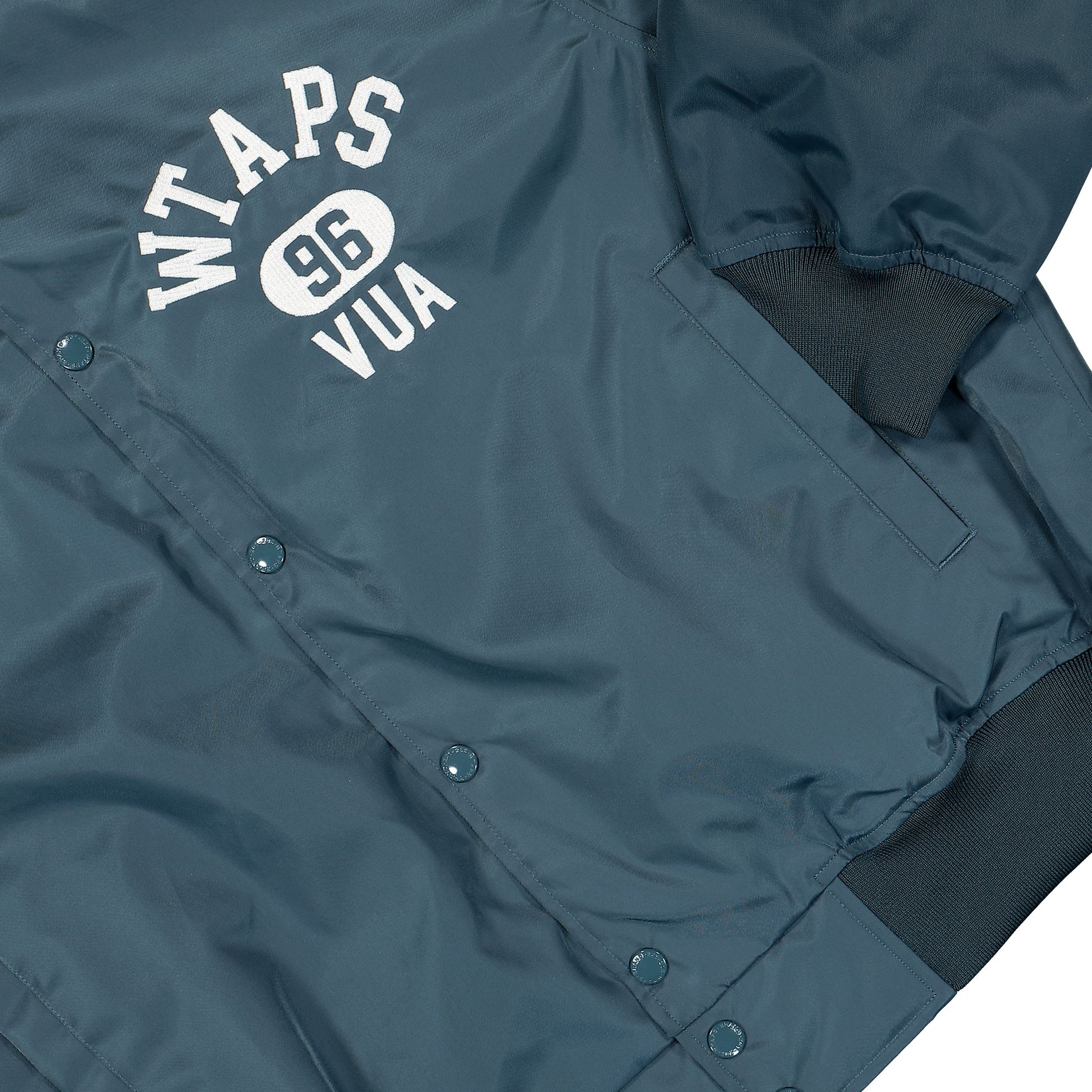 WTAPS Team / Jacket / Nylon. Twill Blue Detail view 4 | Gate