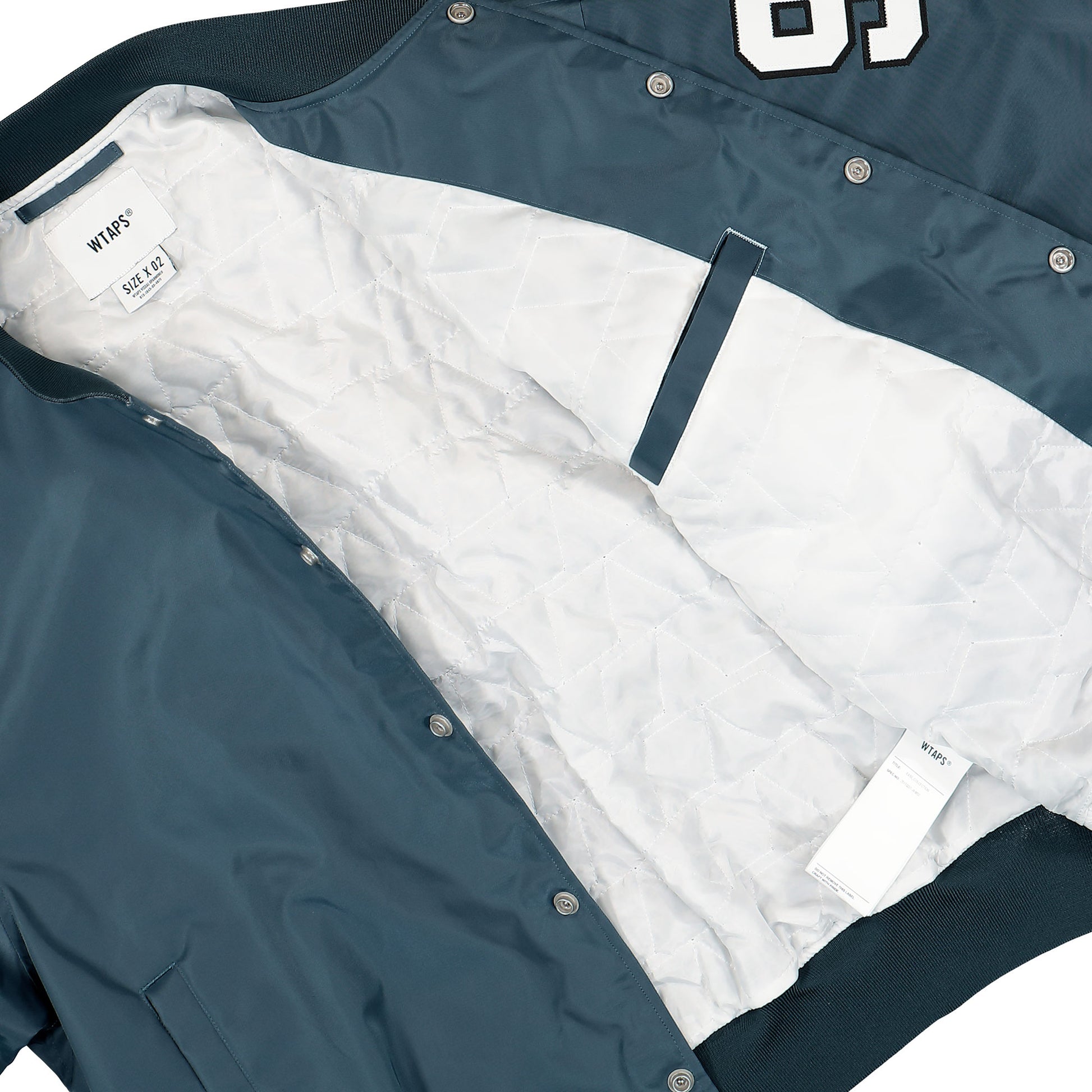 WTAPS Team / Jacket / Nylon. Twill Blue Detail view 5 | Gate