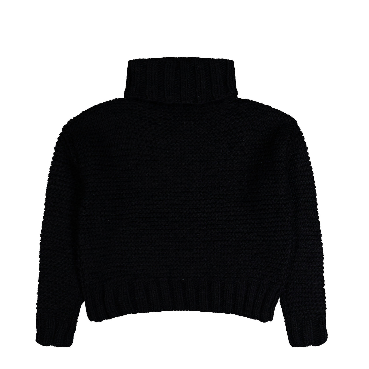 MISBHV St. Moritz Knitted Sweater Black Turtlenecks 251W700 Detail View 1 | GATE