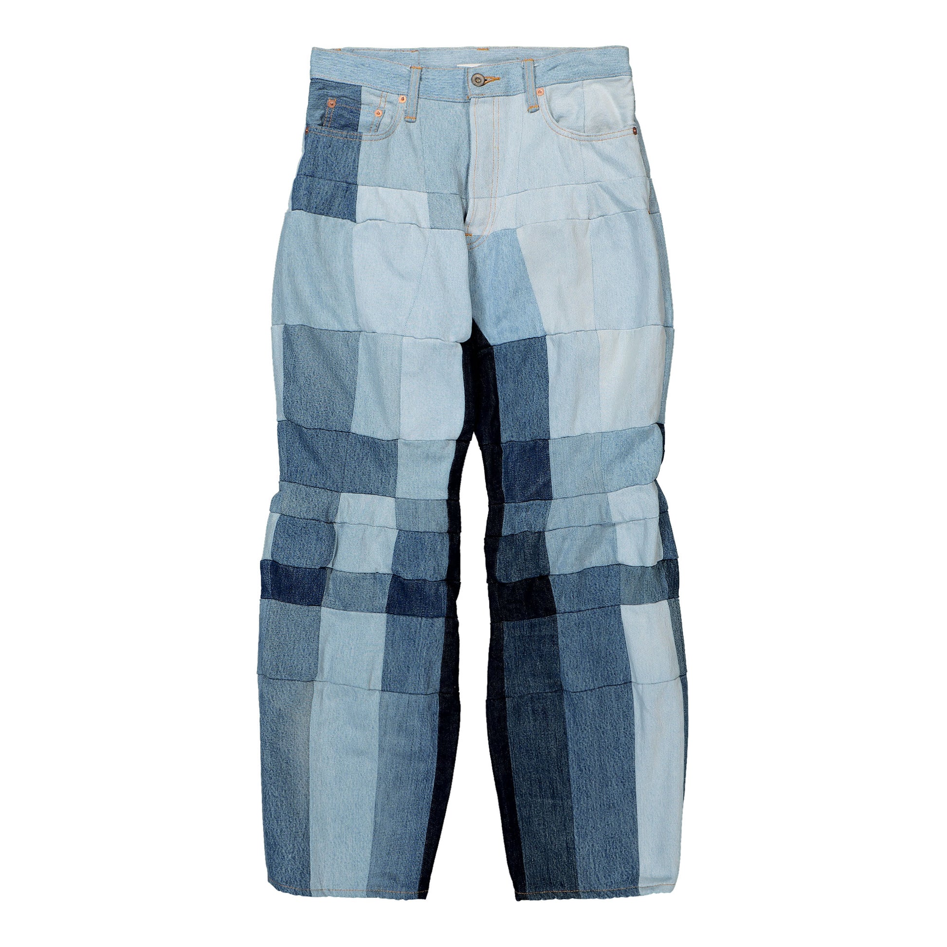 Doublet Low Polygon Upcycle Denim Blue Detail view 1 | Gate