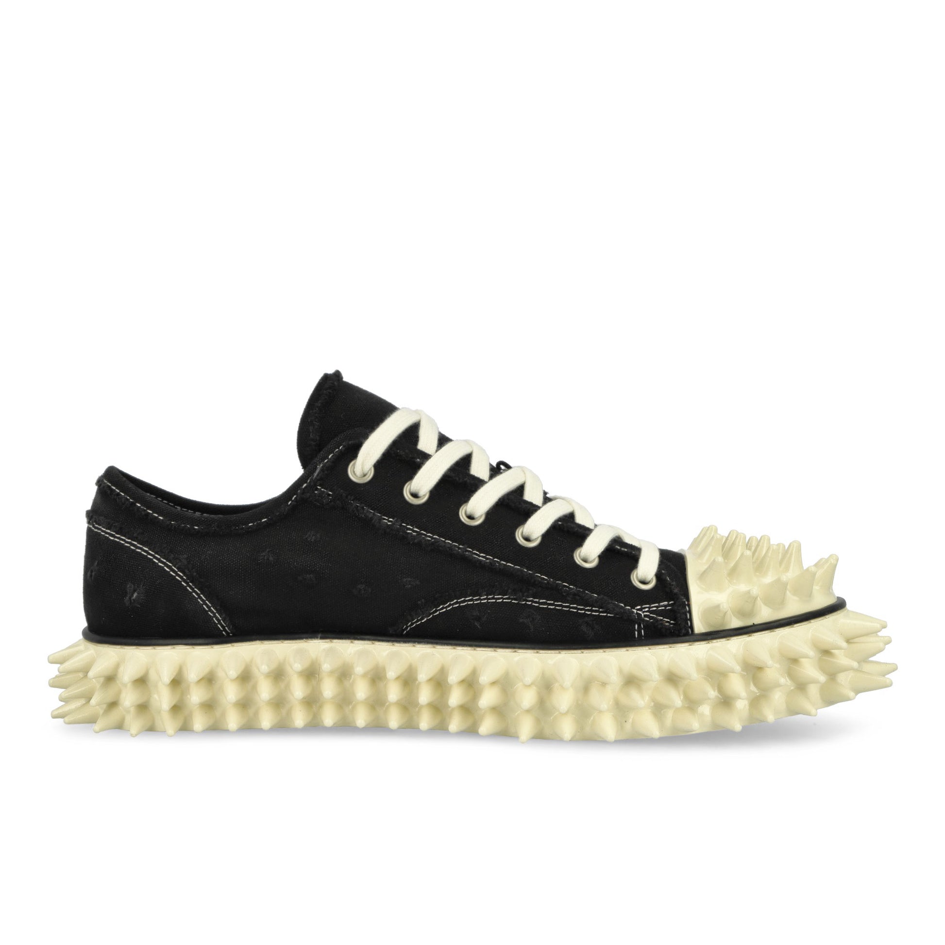 Doublet Spiky Canvas Sneaker Black Sneaker Detail view 2 | Gate