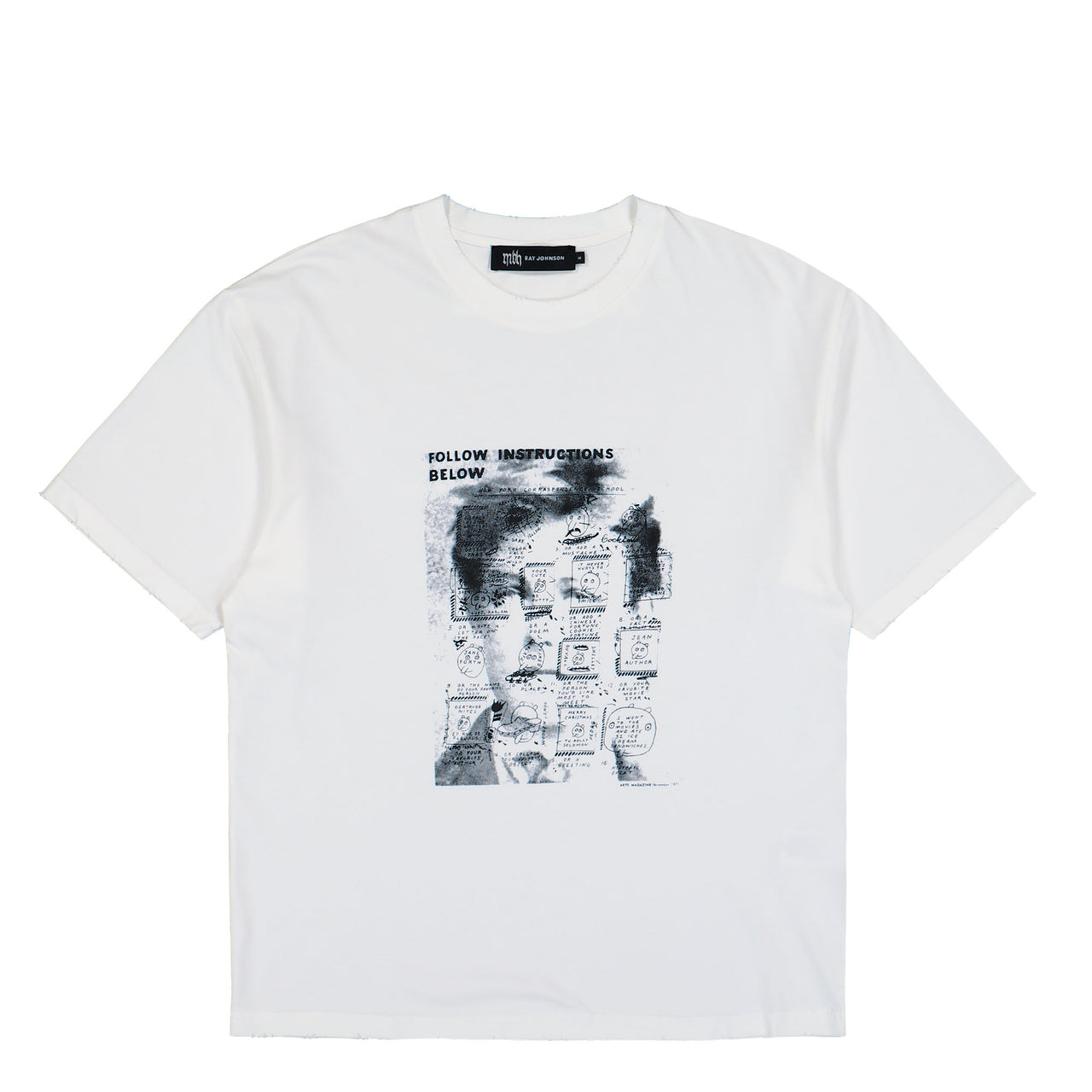 Ray Johnson x MISBHV Rimbaud Template T-Shirt Potted Off White T-Shirts 260U104 Detail View 1 | GATE