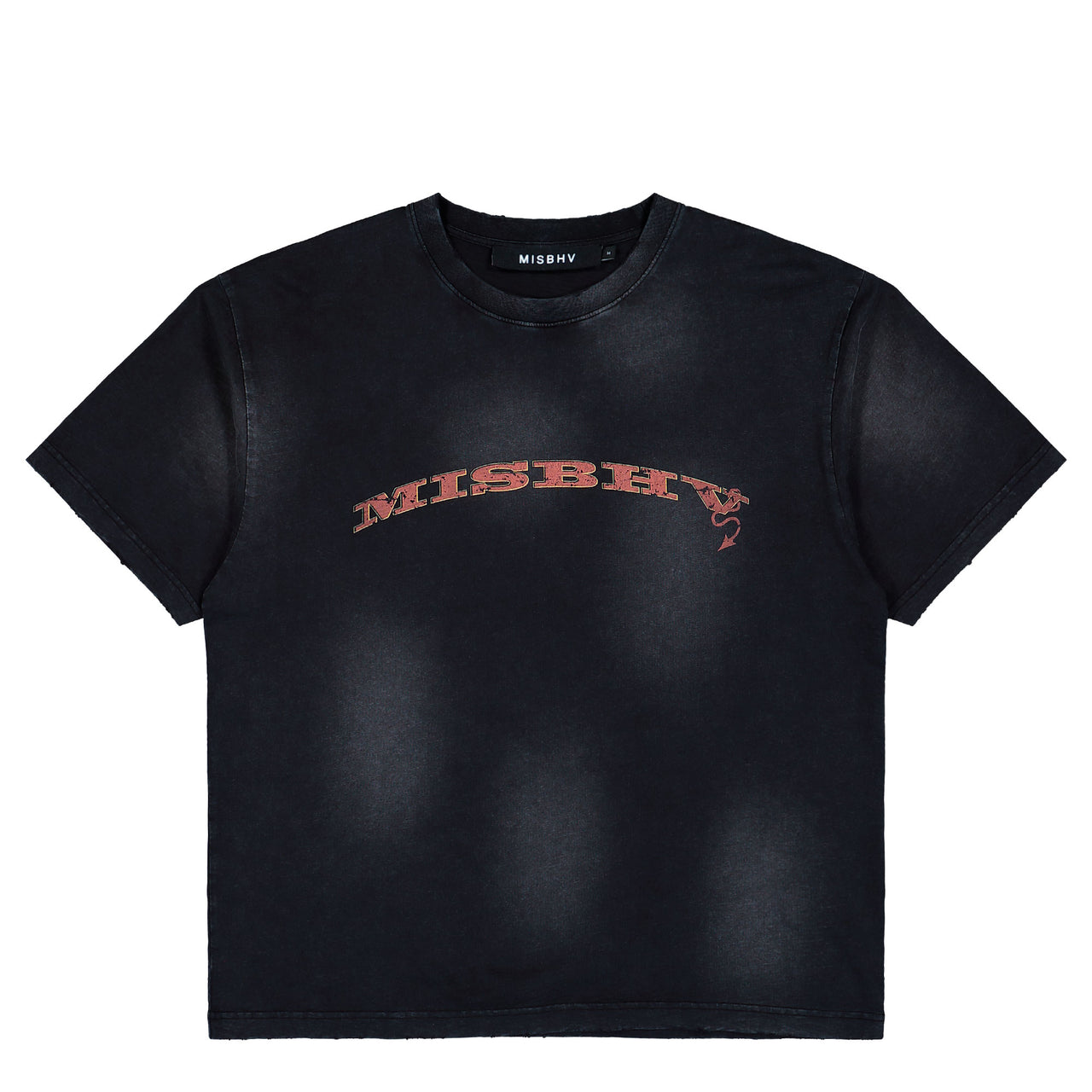 MISBHV Devil MISBHV Fadded T-Shirt Grey T-Shirts 260U122 Detail View 1 | GATE