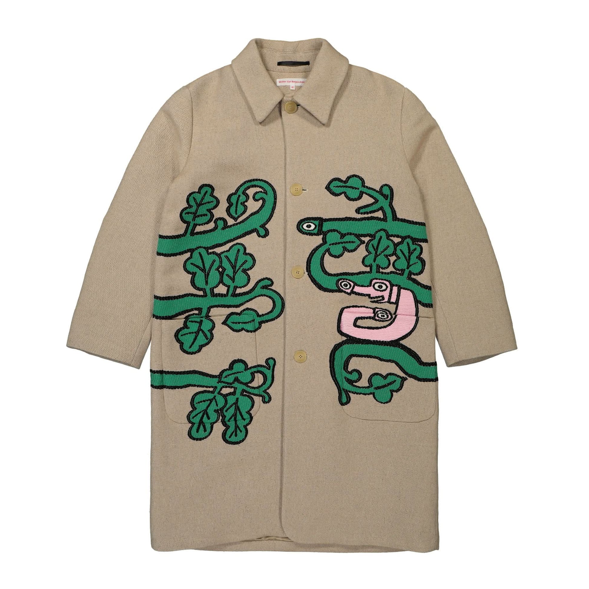 Walter Van Beirendonck Khiva Coat Multicolor Detail view 1 | Gate