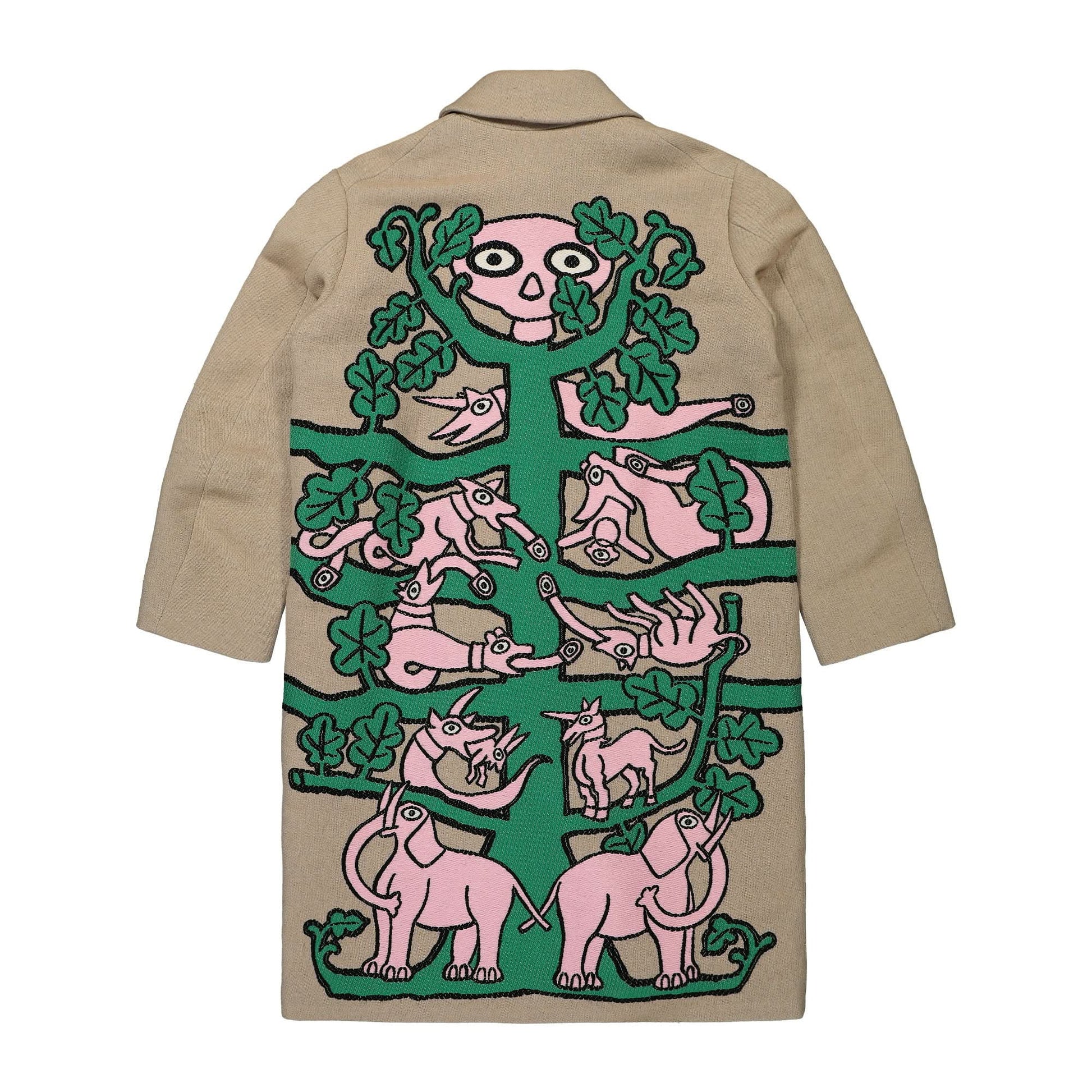 Walter Van Beirendonck Khiva Coat Multicolor Detail view 2 | Gate