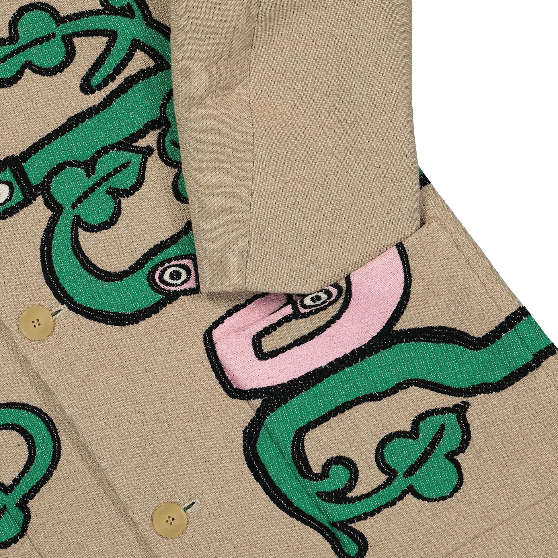 Walter Van Beirendonck Khiva Coat Multicolor Detail view 4 | Gate
