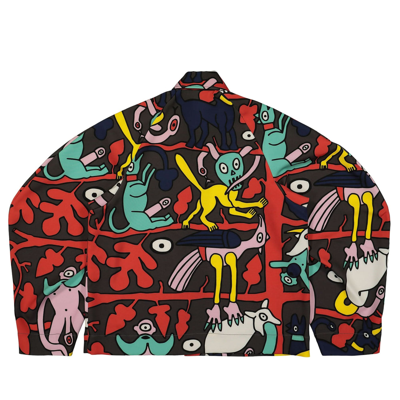 Walter Van Beirendonck Boxy Maxi Shirt Multicolor Detail view 1 | Gate