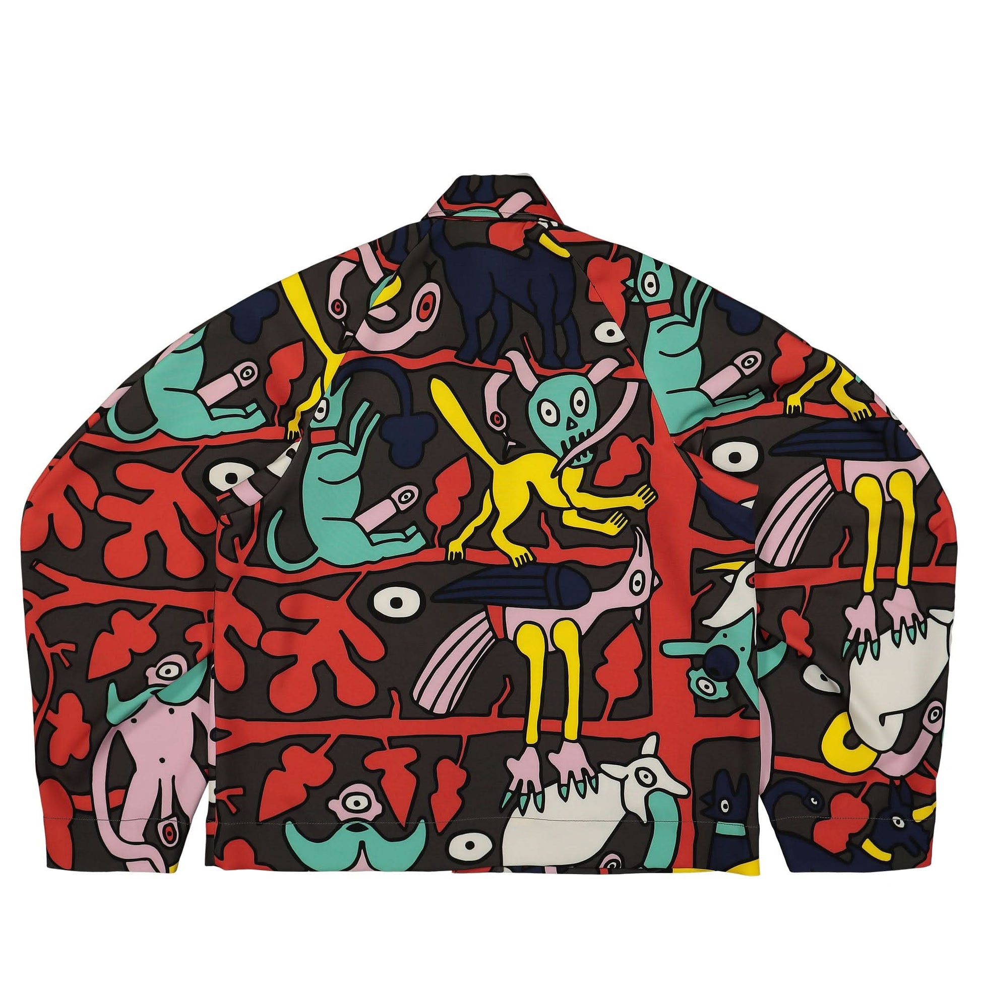 Walter Van Beirendonck Boxy Maxi Shirt Multicolor Detail view 2 | Gate