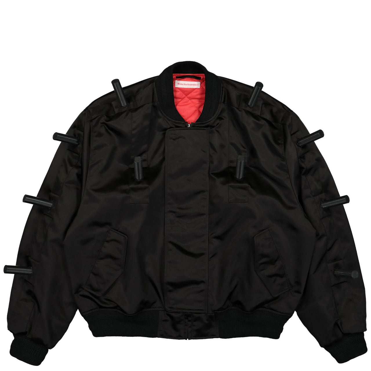 Walter Van Beirendonck Exoskeleton Bomber Black Detail view 1 | Gate