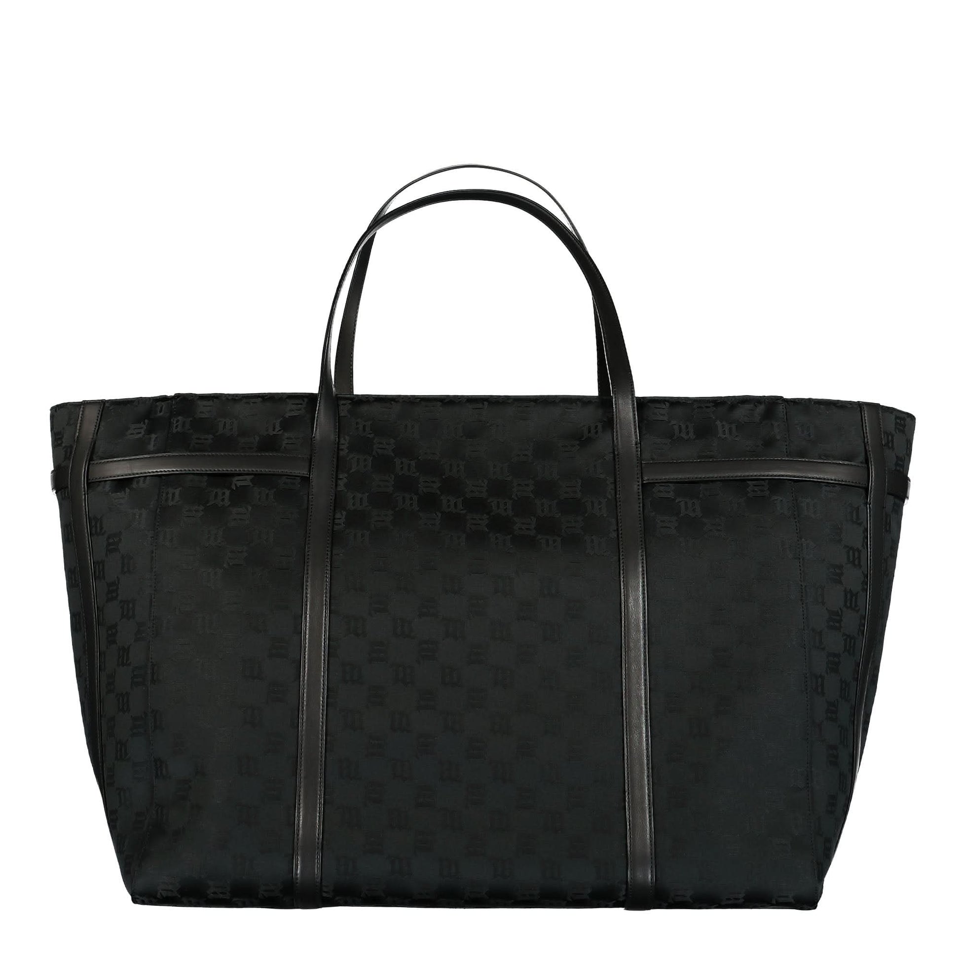 MISBHV Nylon Monogram Traveller Bag Black Detail view 1 | Gate