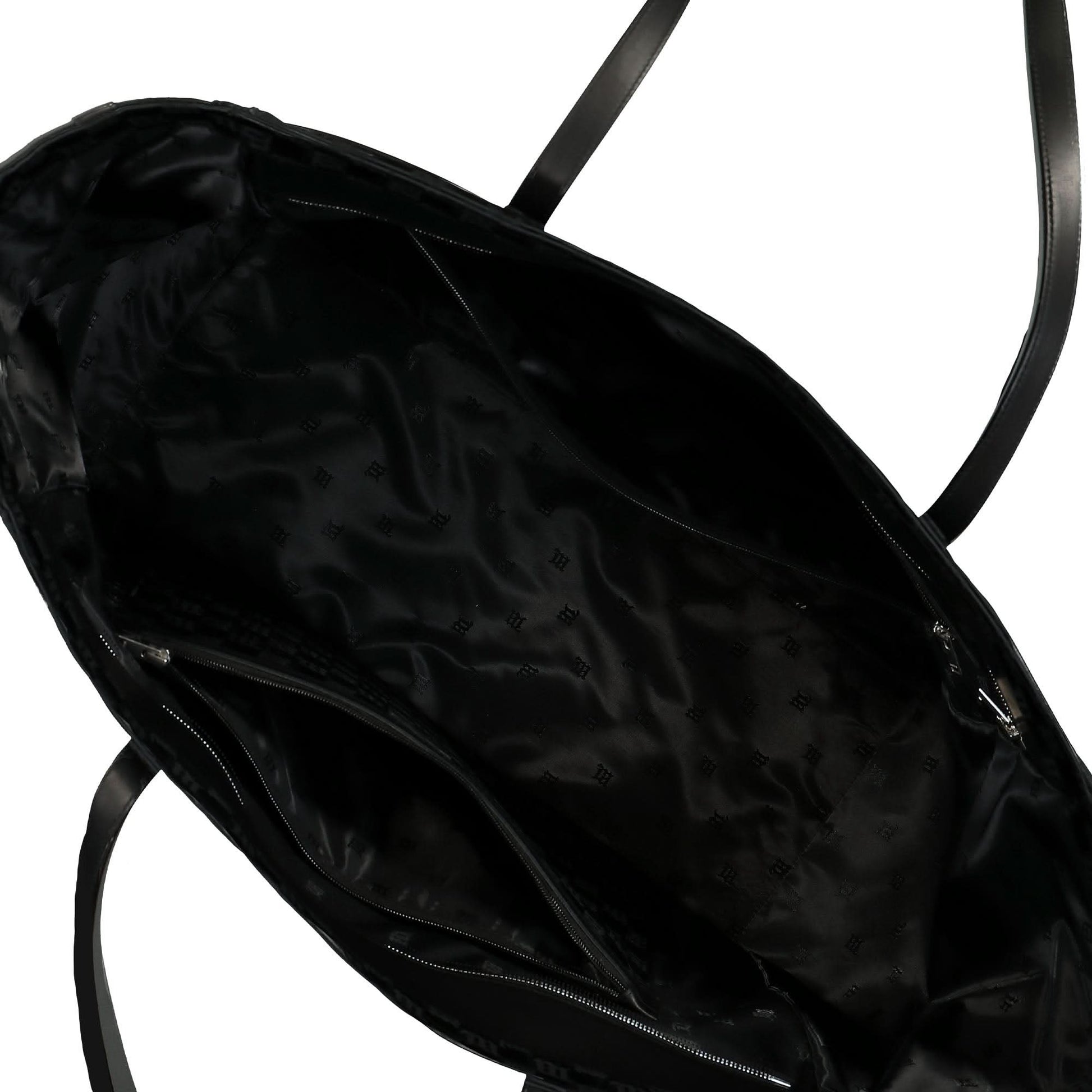 MISBHV Nylon Monogram Traveller Bag Black Detail view 6 | Gate