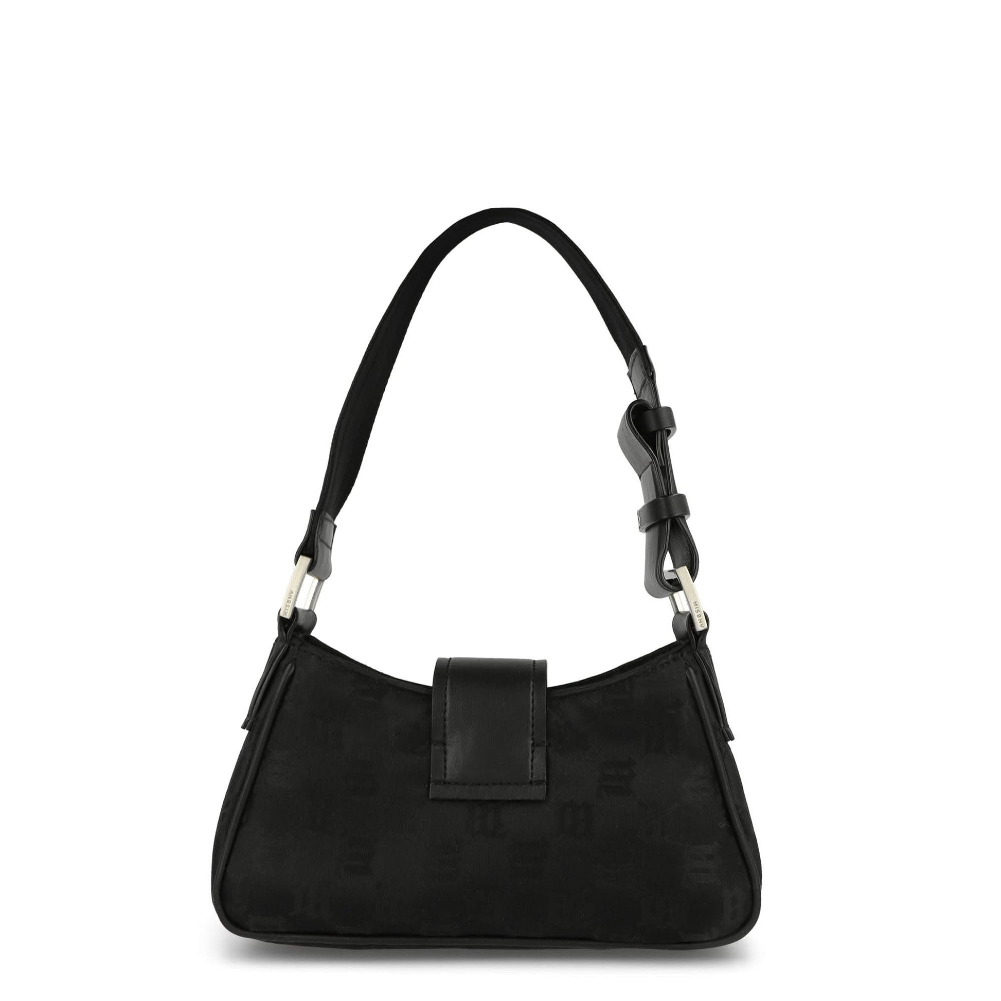 MISBHV Nylon Monogram Shouder Bag Small Black Detail view 4 | Gate