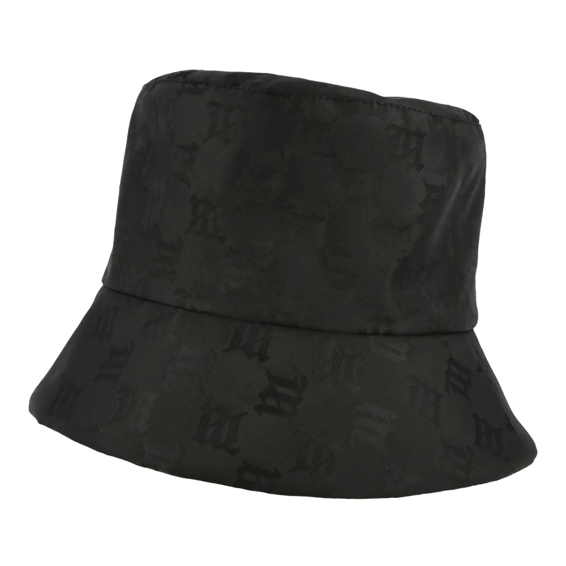 MISBHV Nylon Monogram Bucket Hat Black Black Detail view 1 | Gate