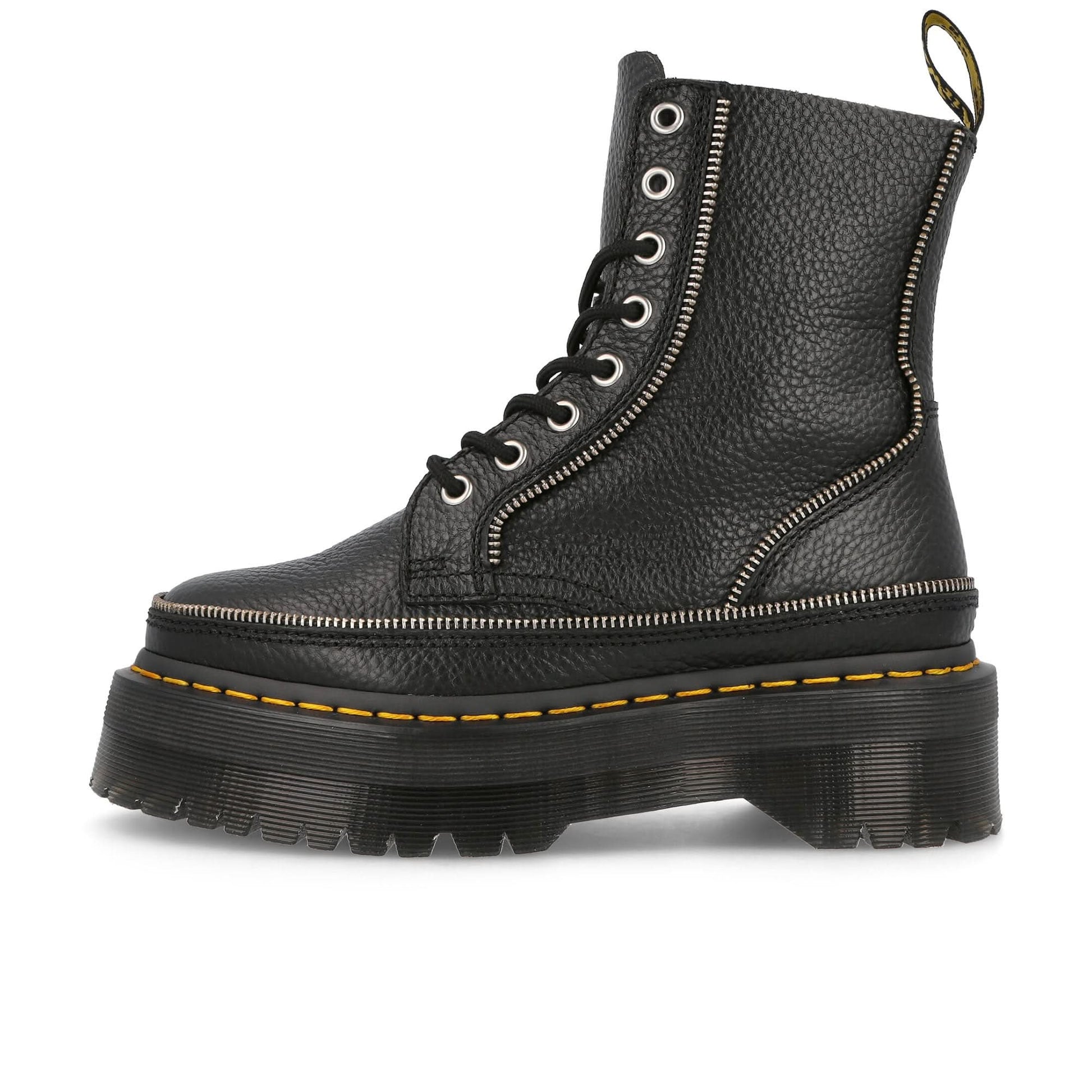 Dr. Martens Jadon Zip Black Boots Detail view 1 | Gate