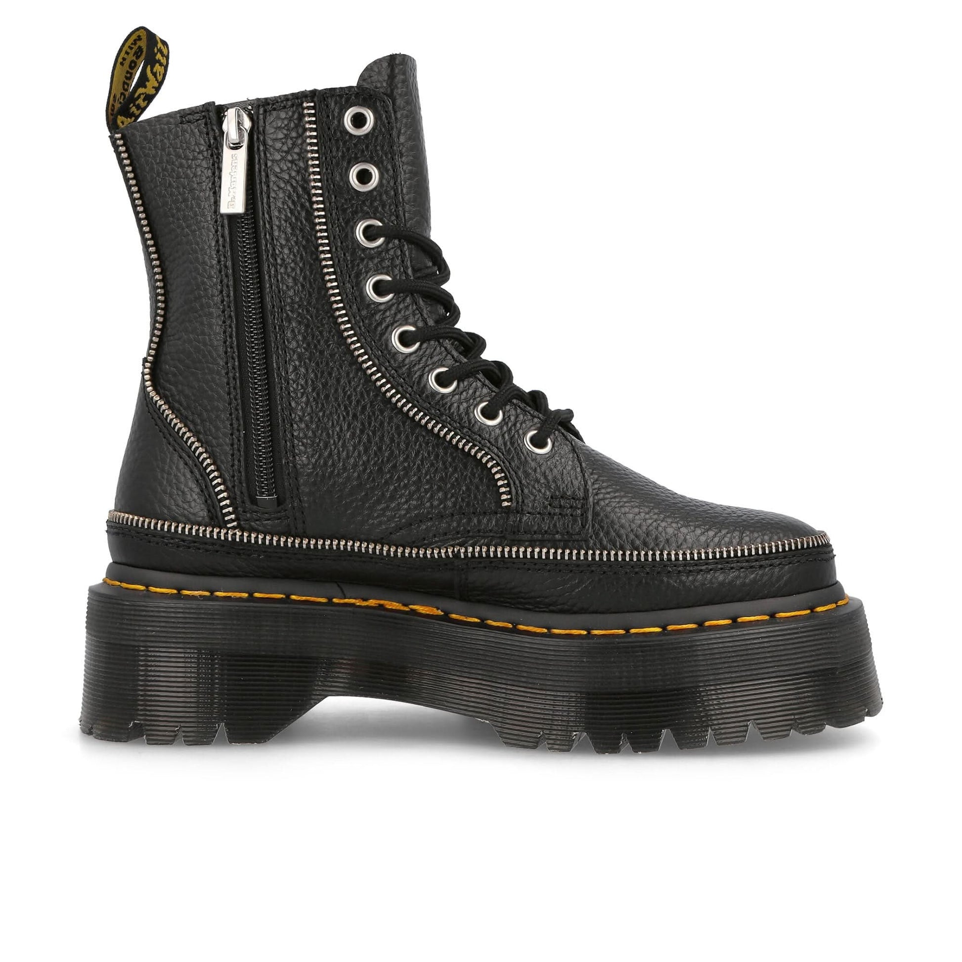 Dr. Martens Jadon Zip Black Boots Detail view 2 | Gate