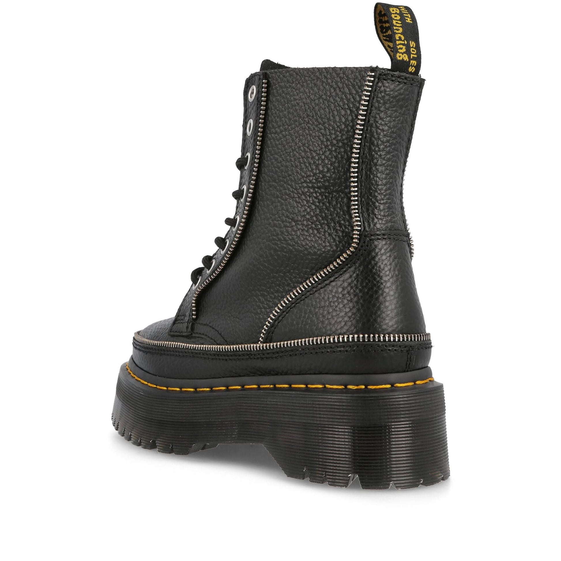 Dr. Martens Jadon Zip Black Boots Detail view 4 | Gate