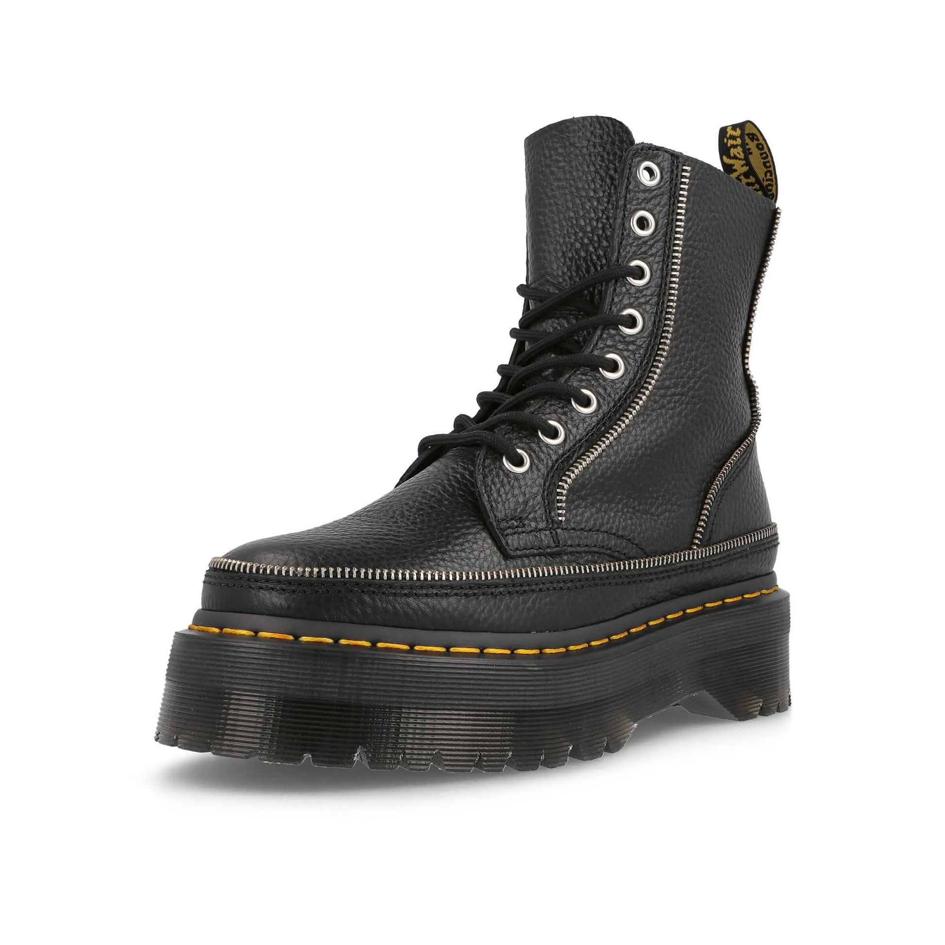 Dr. Martens Jadon Zip Black Boots Detail view 3 | Gate