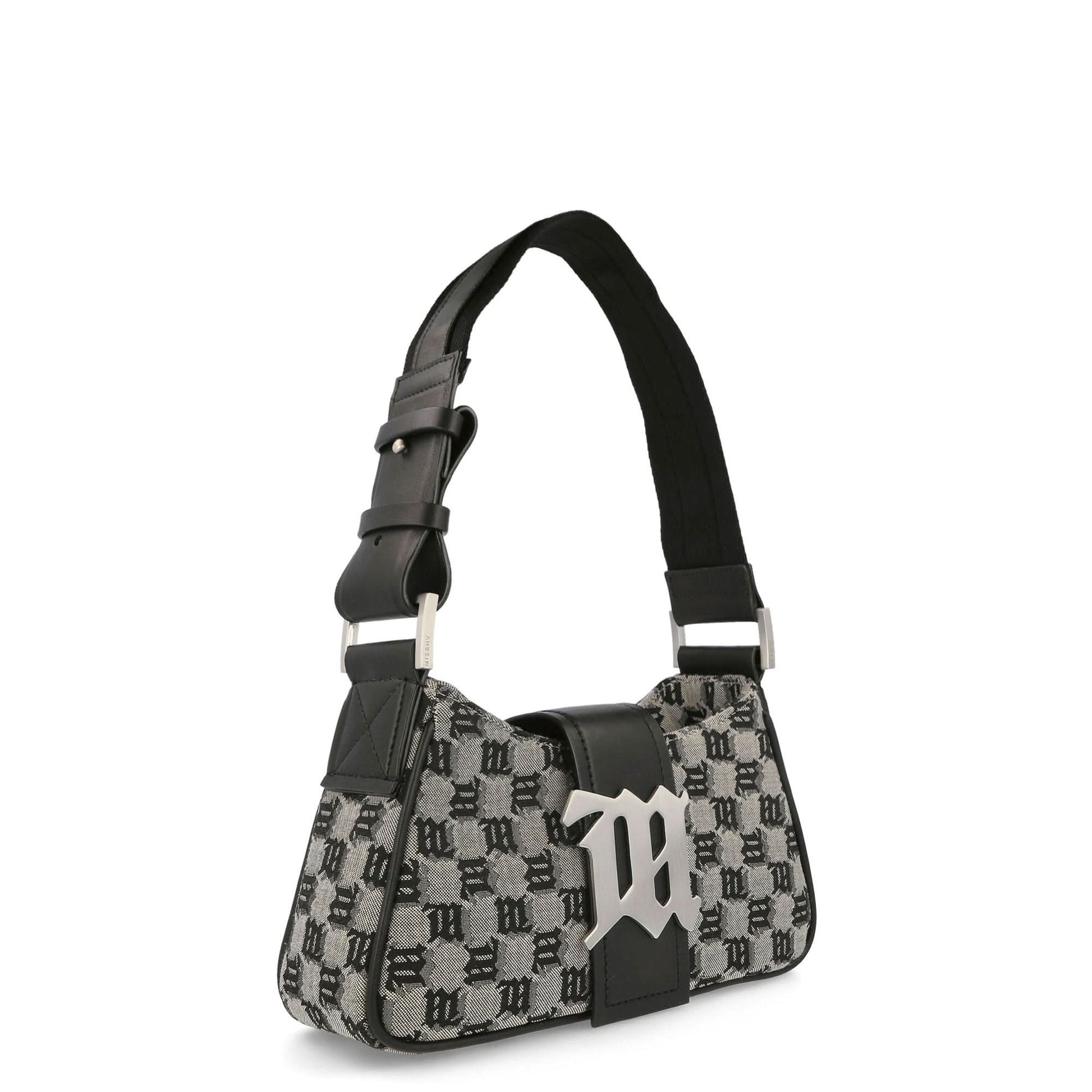 MISBHV Jacquard Monogram Shoulder Bag Small Multicolor Detail view 3 | Gate