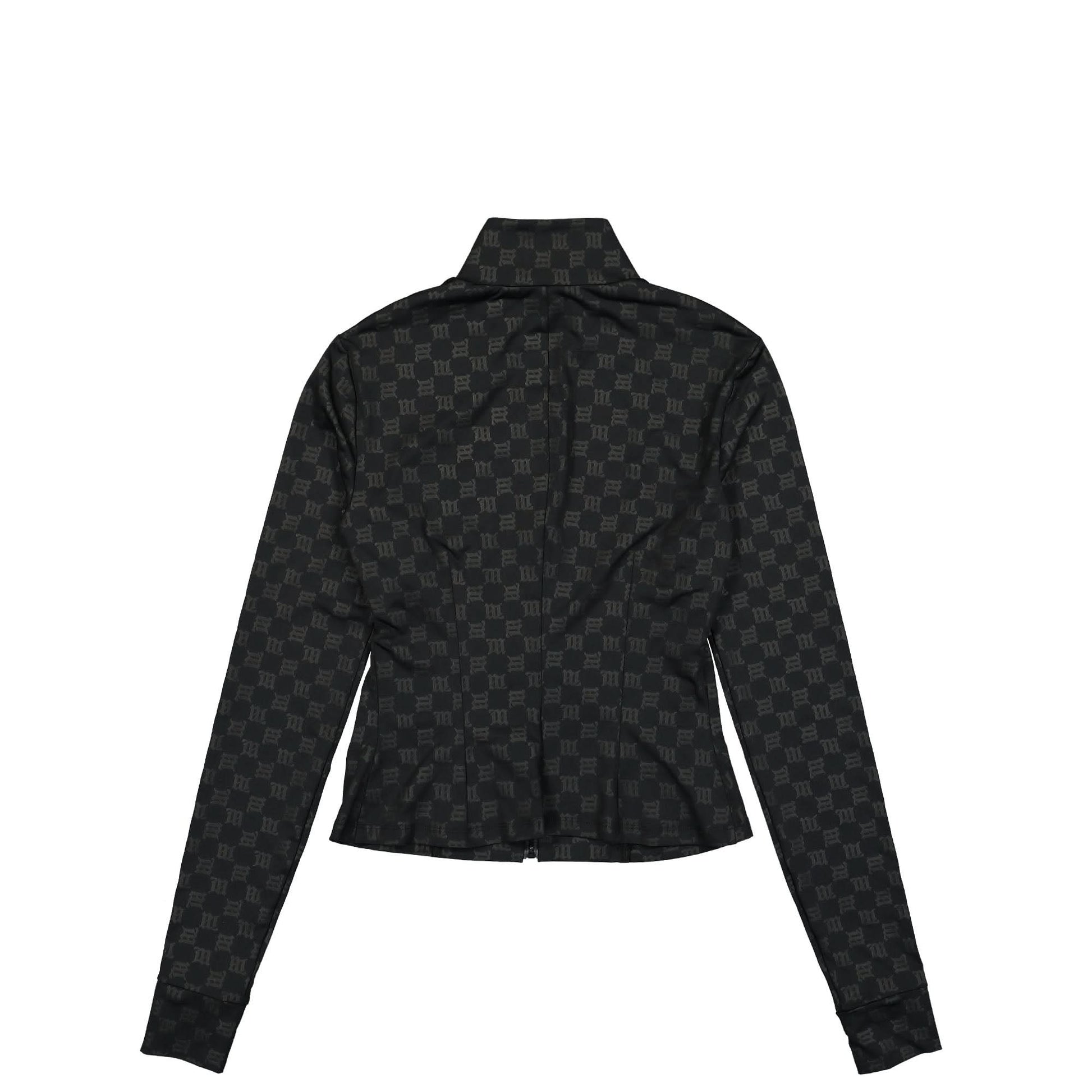 MISBHV Monogram Zip Top Black Detail view 2 | Gate