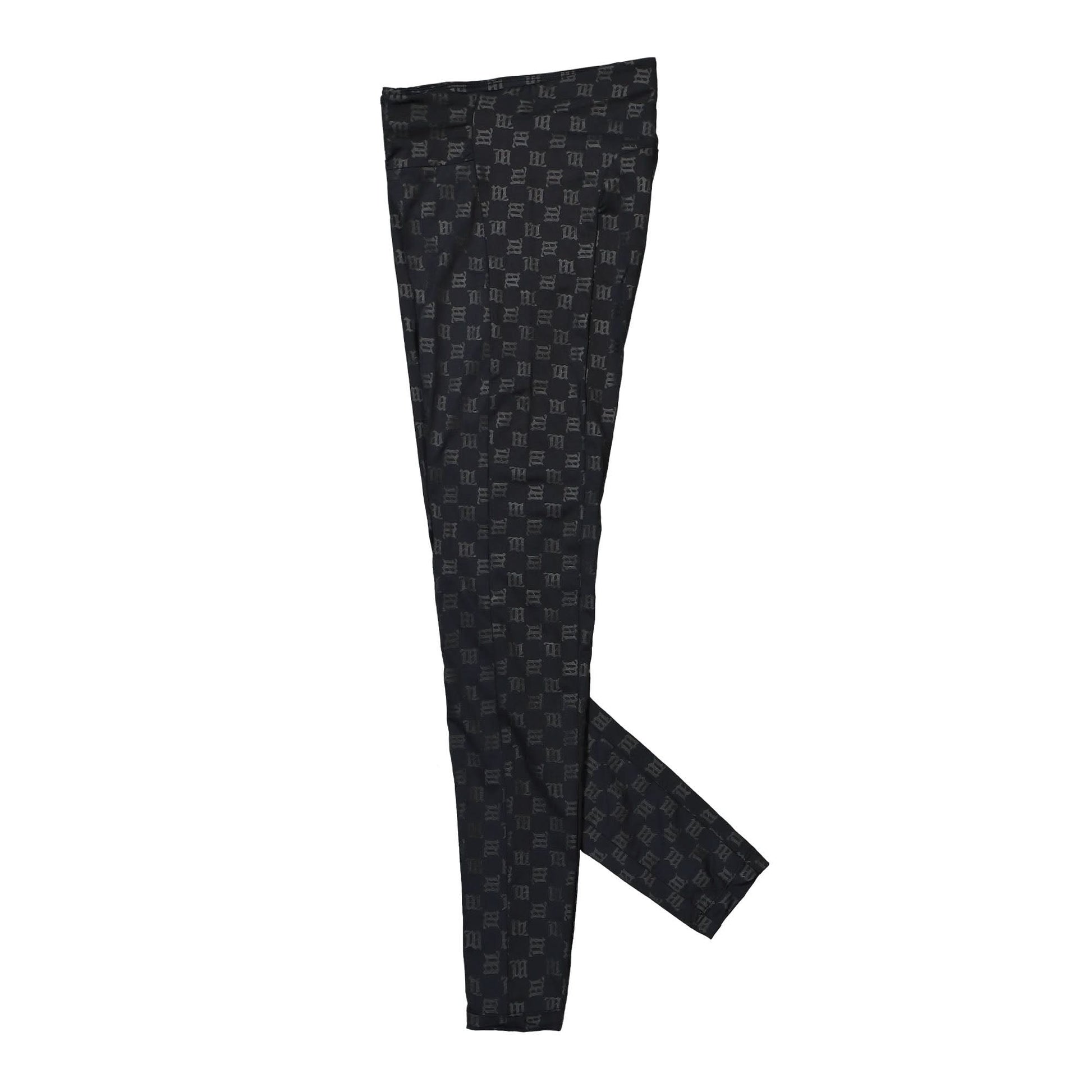 MISBHV Monogram Leggings Black Detail view 3 | Gate