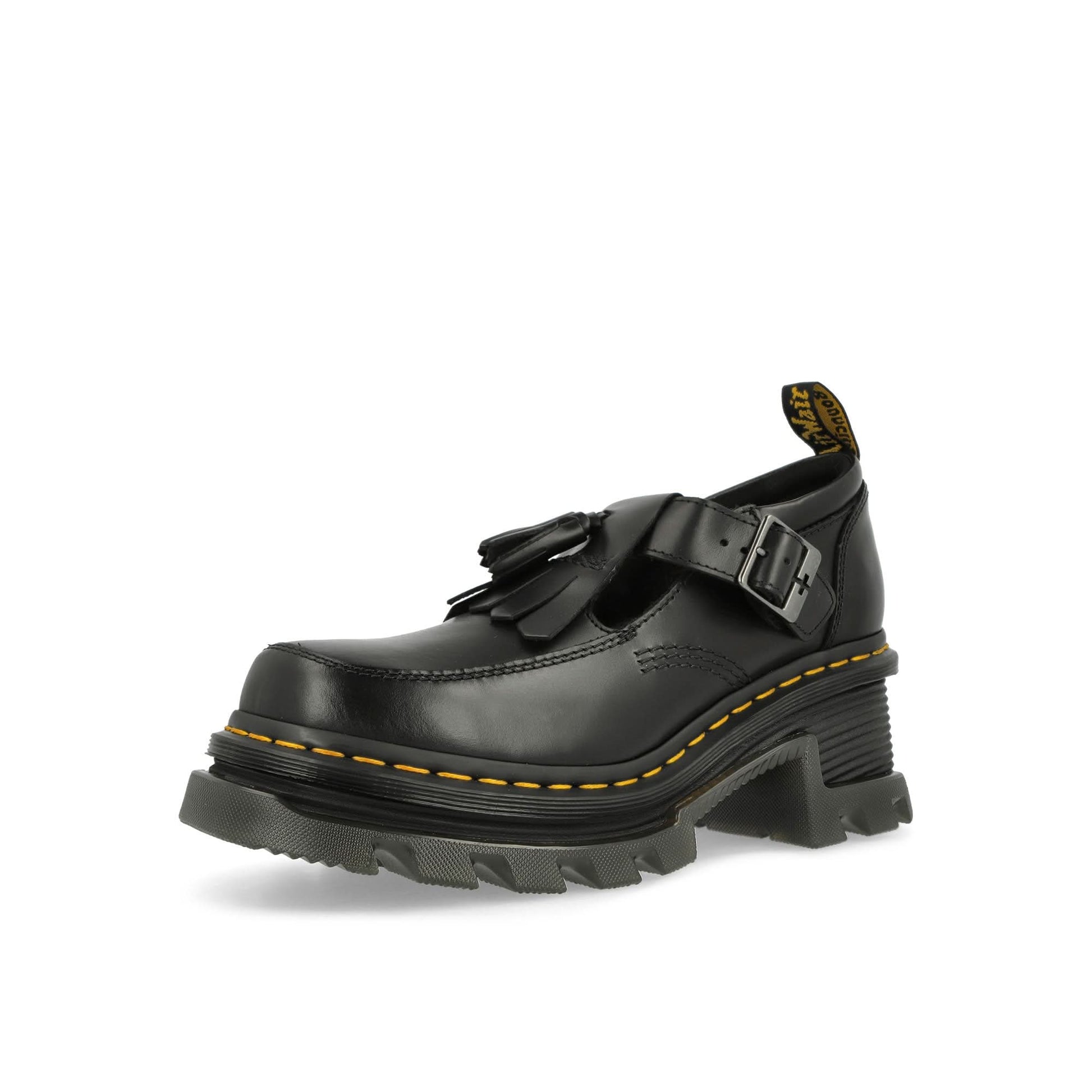 Dr. Martens Corran Mary Jane Heeled Shoes Black Loafers Detail view 4 | Gate