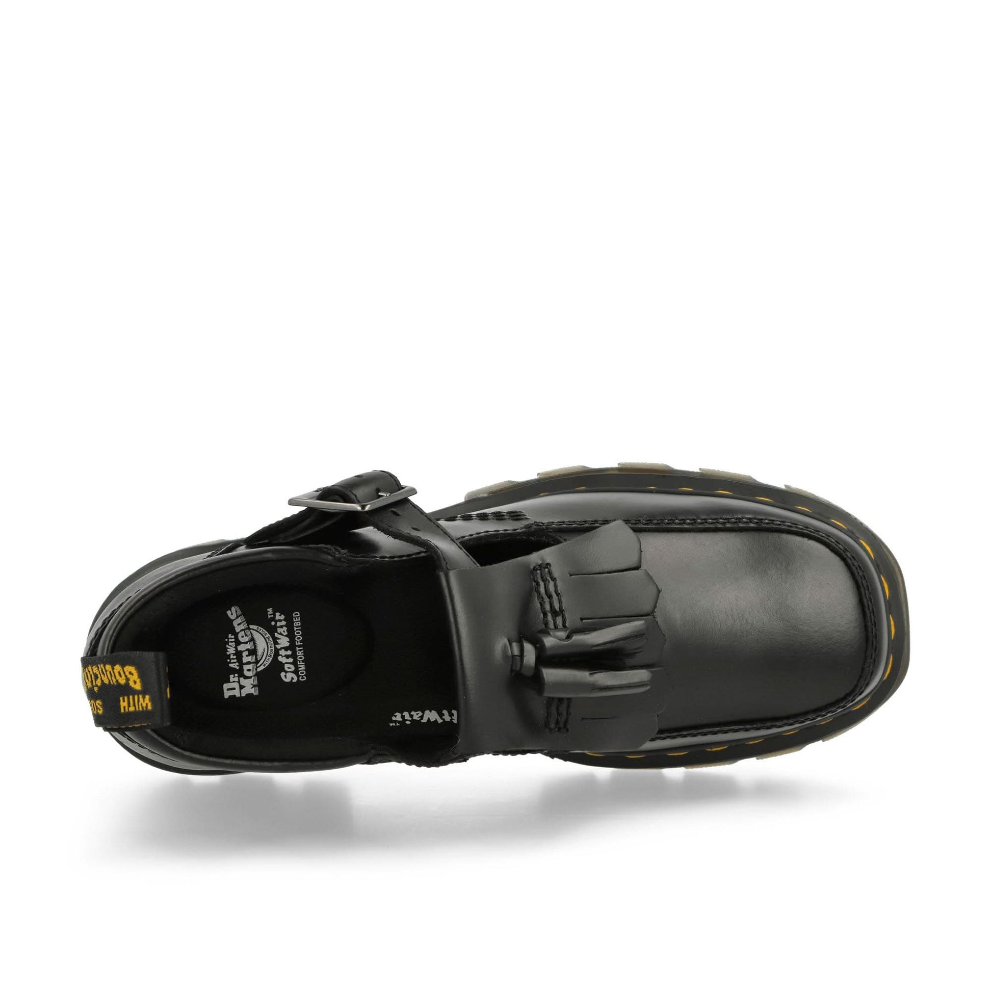 Dr. Martens Corran Mary Jane Heeled Shoes Black Loafers Detail view 5 | Gate