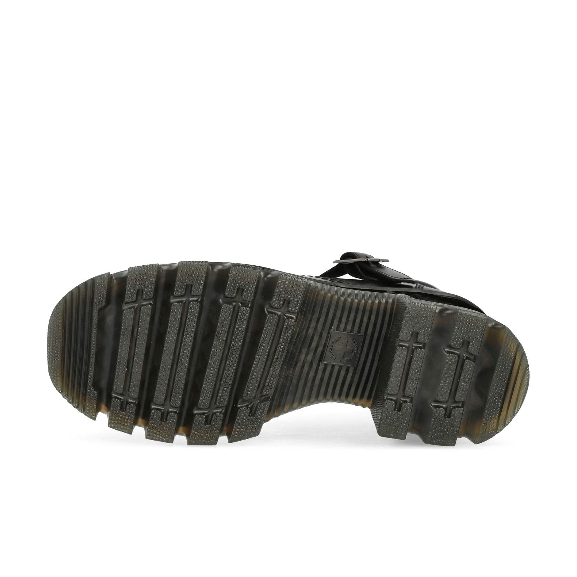 Dr. Martens Corran Mary Jane Heeled Shoes Black Loafers Detail view 6 | Gate