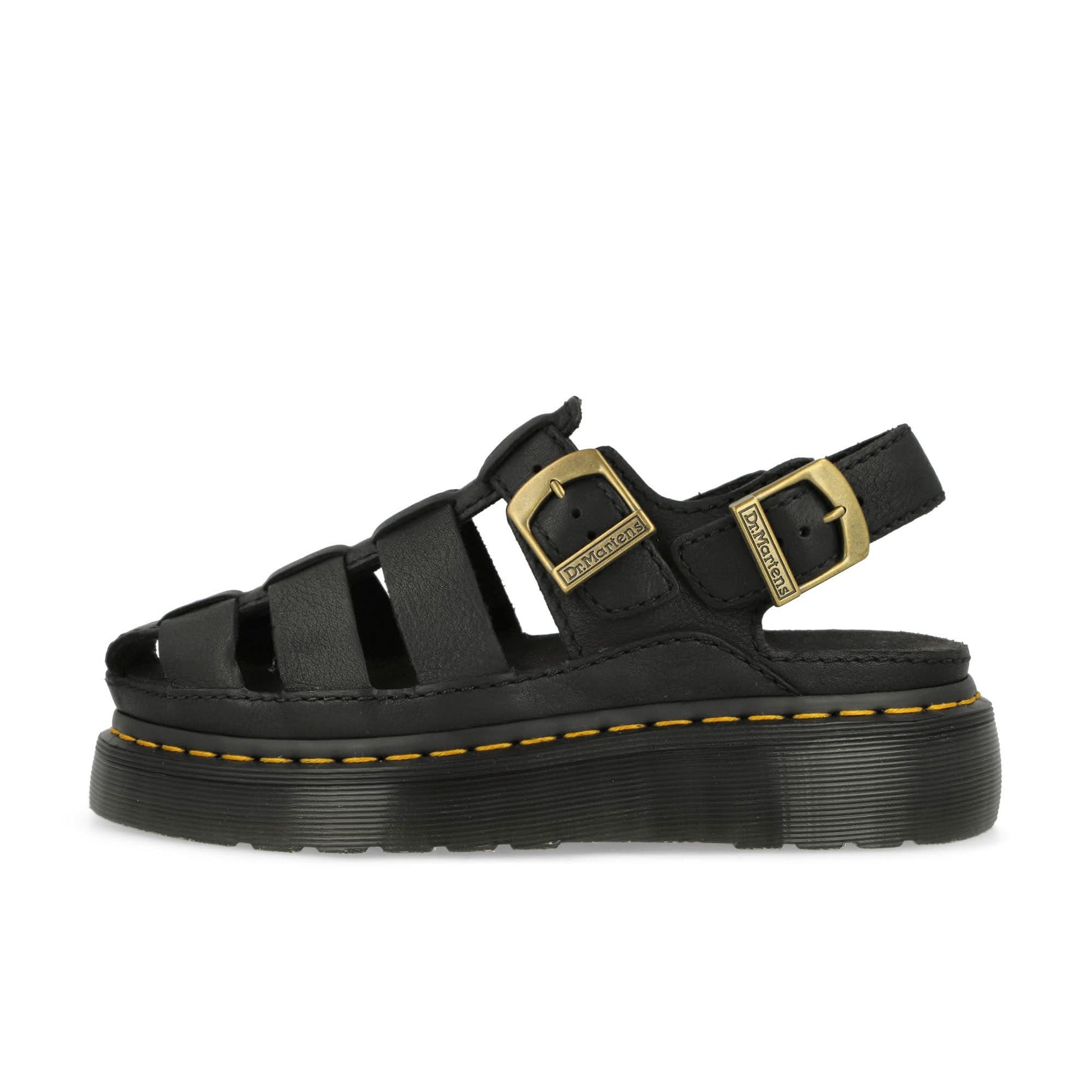 Dr. Martens Wrenlie Fisherman Sandals Black Sandals Detail view 1 | Gate