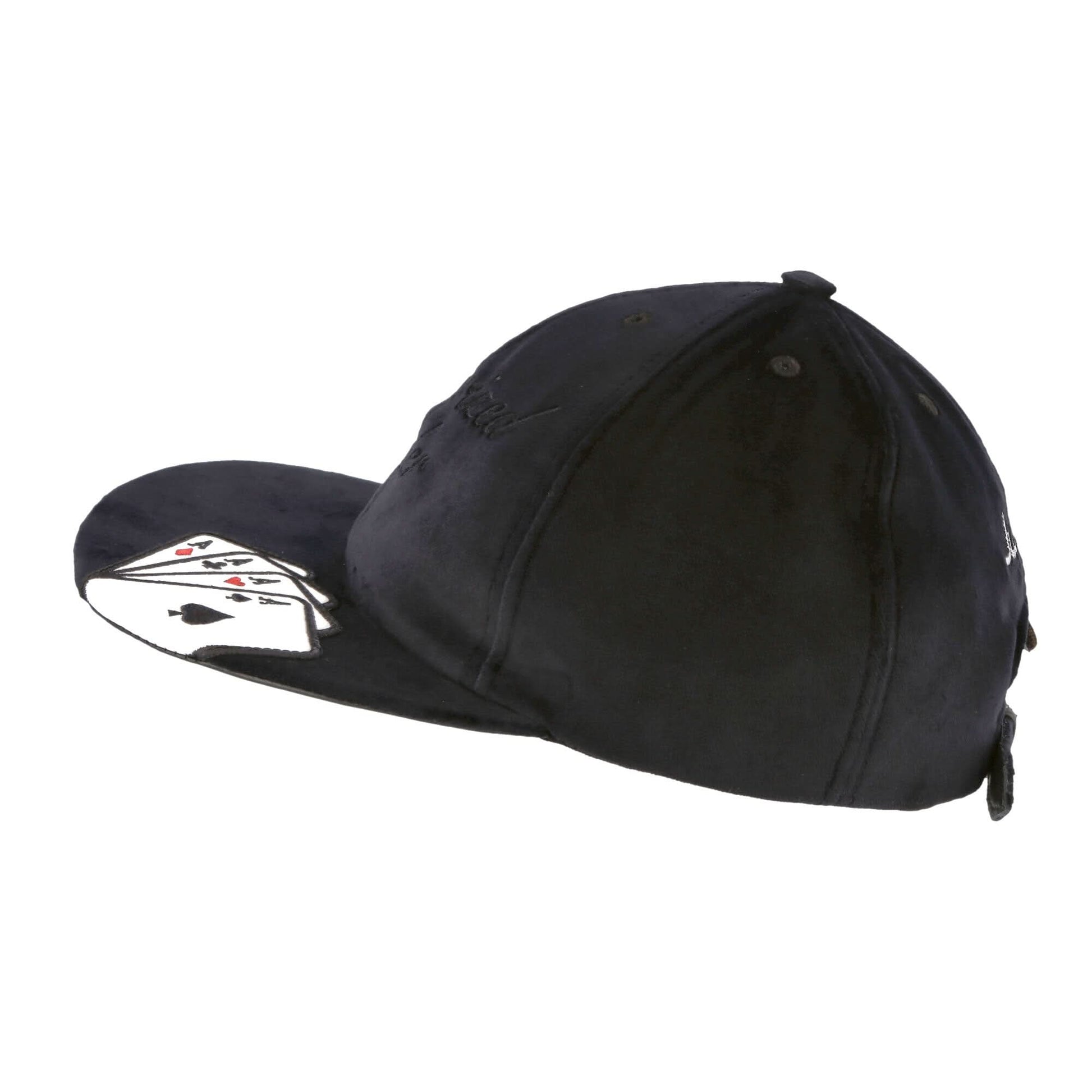 Just Don Plain Velvet Hat Black Detail view 2 | Gate