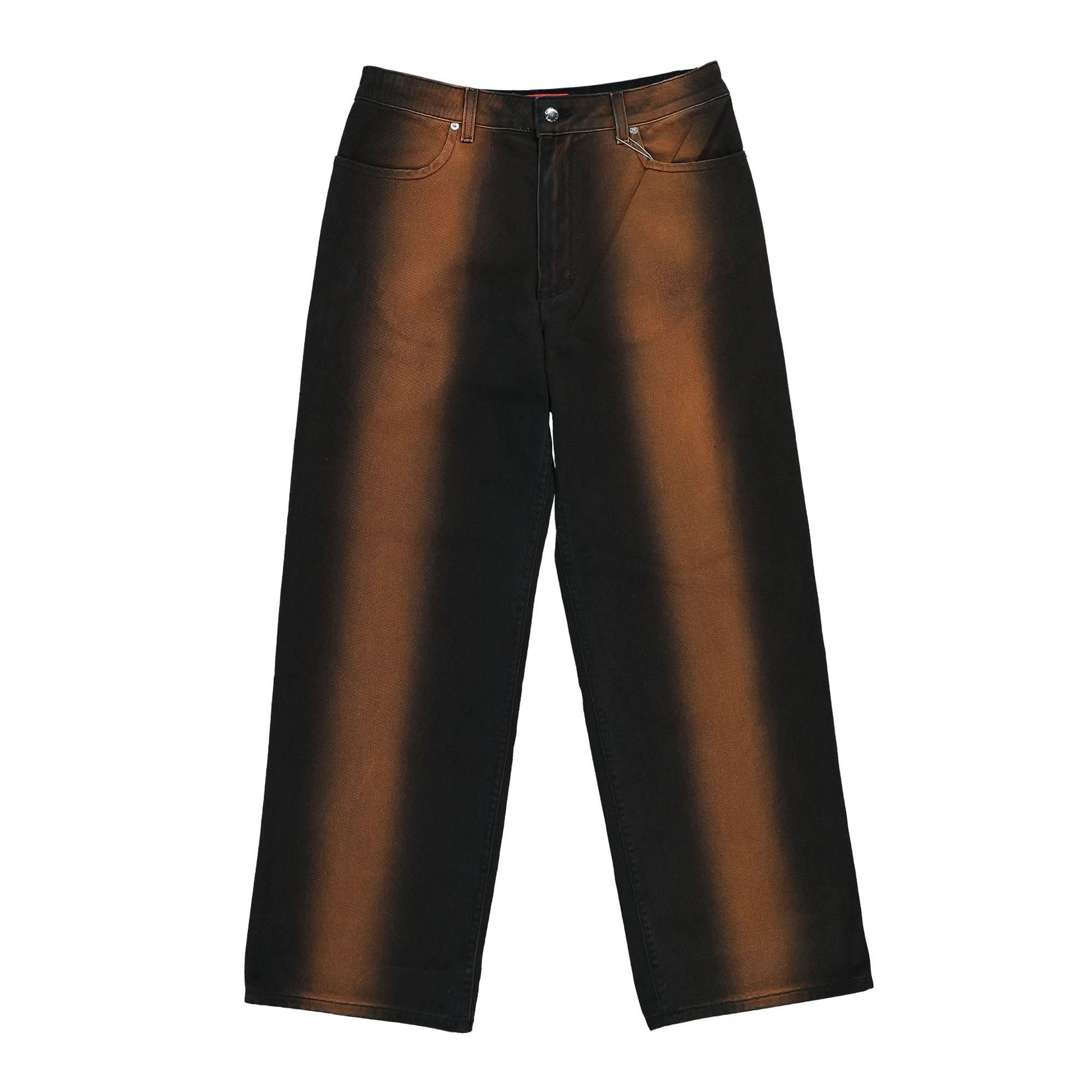 Eckhaus Latta Wide Leg Jean Black,Brown Detail view 1 | Gate