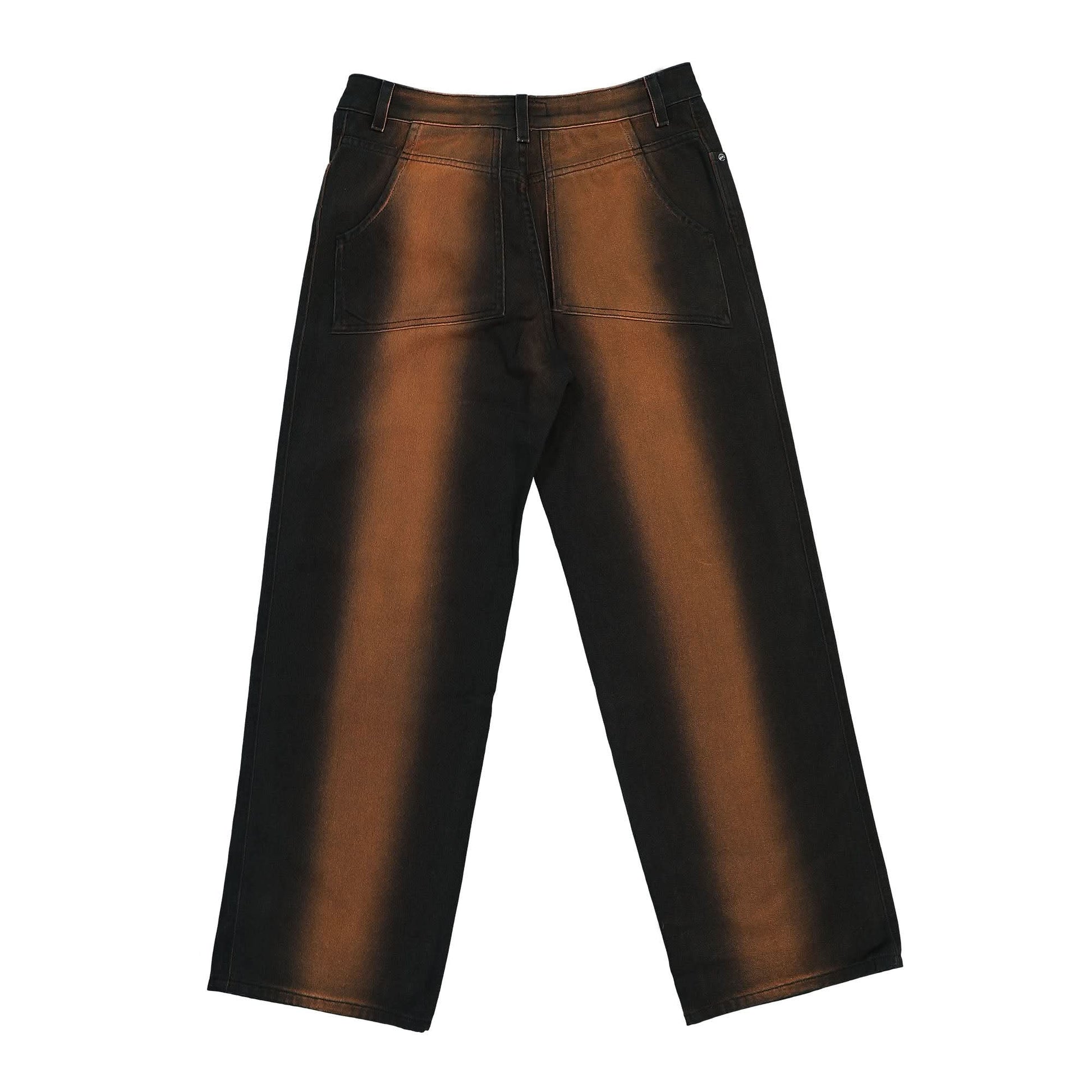 Eckhaus Latta Wide Leg Jean Black,Brown Detail view 3 | Gate