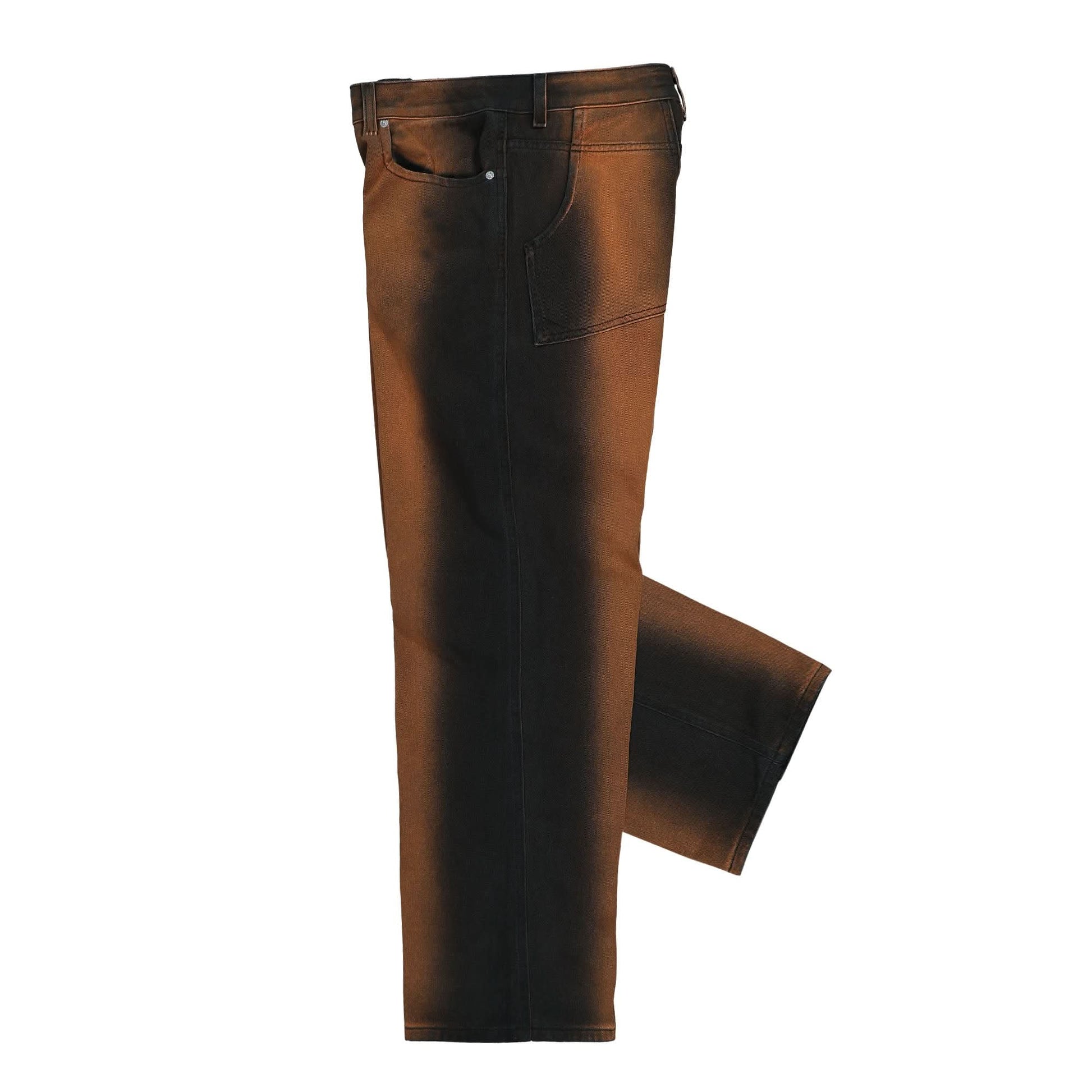 Eckhaus Latta Wide Leg Jean Black,Brown Detail view 4 | Gate