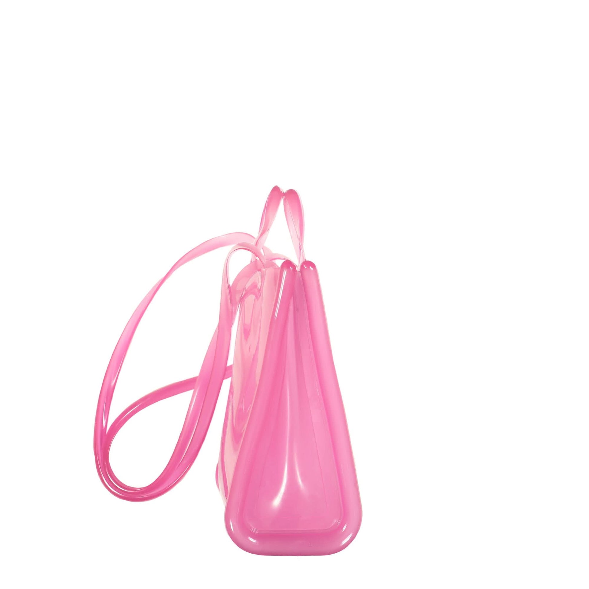 Telfar Large Jelly Shopper Pink Detail view 4 | Gate