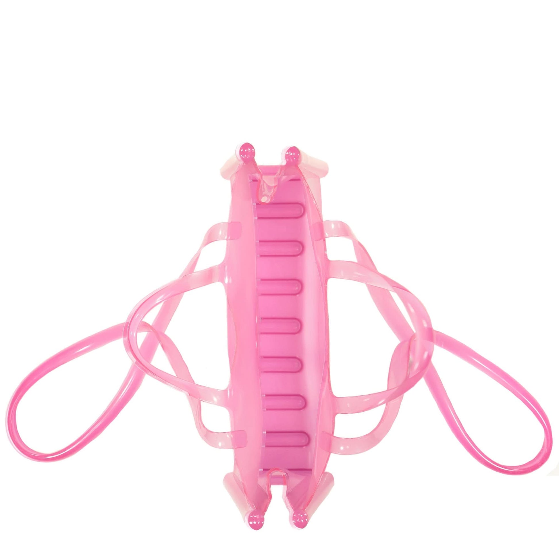 Telfar Large Jelly Shopper Pink Detail view 5 | Gate