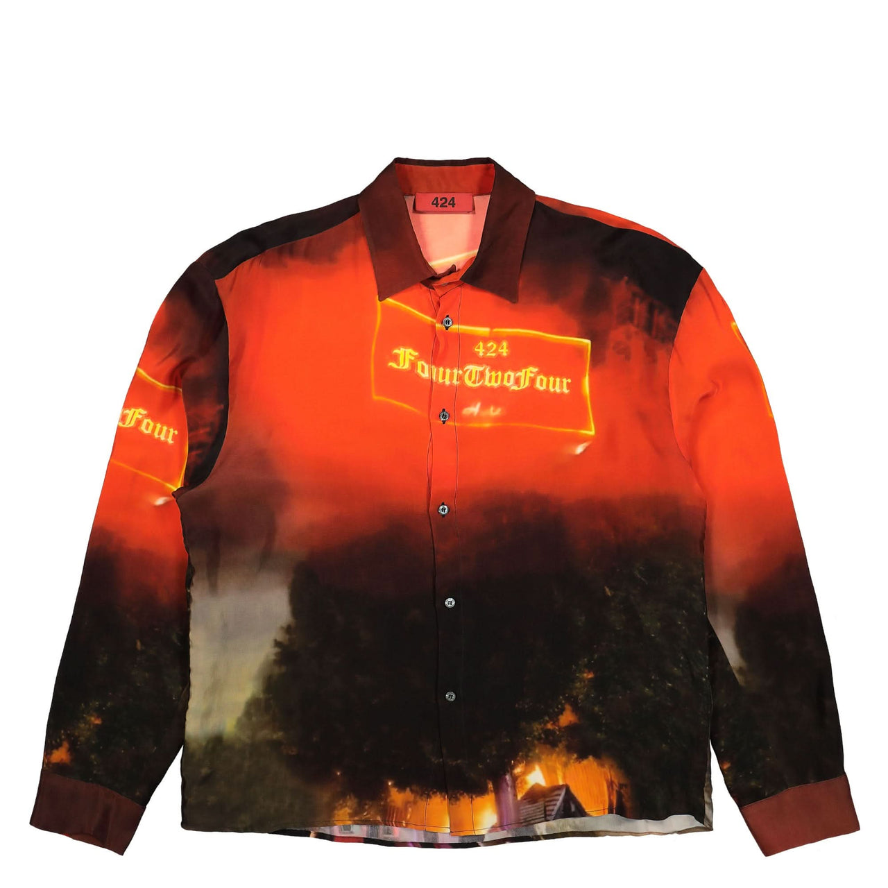 424 Printed Shirt Multicolor Detail view 1 | Gate