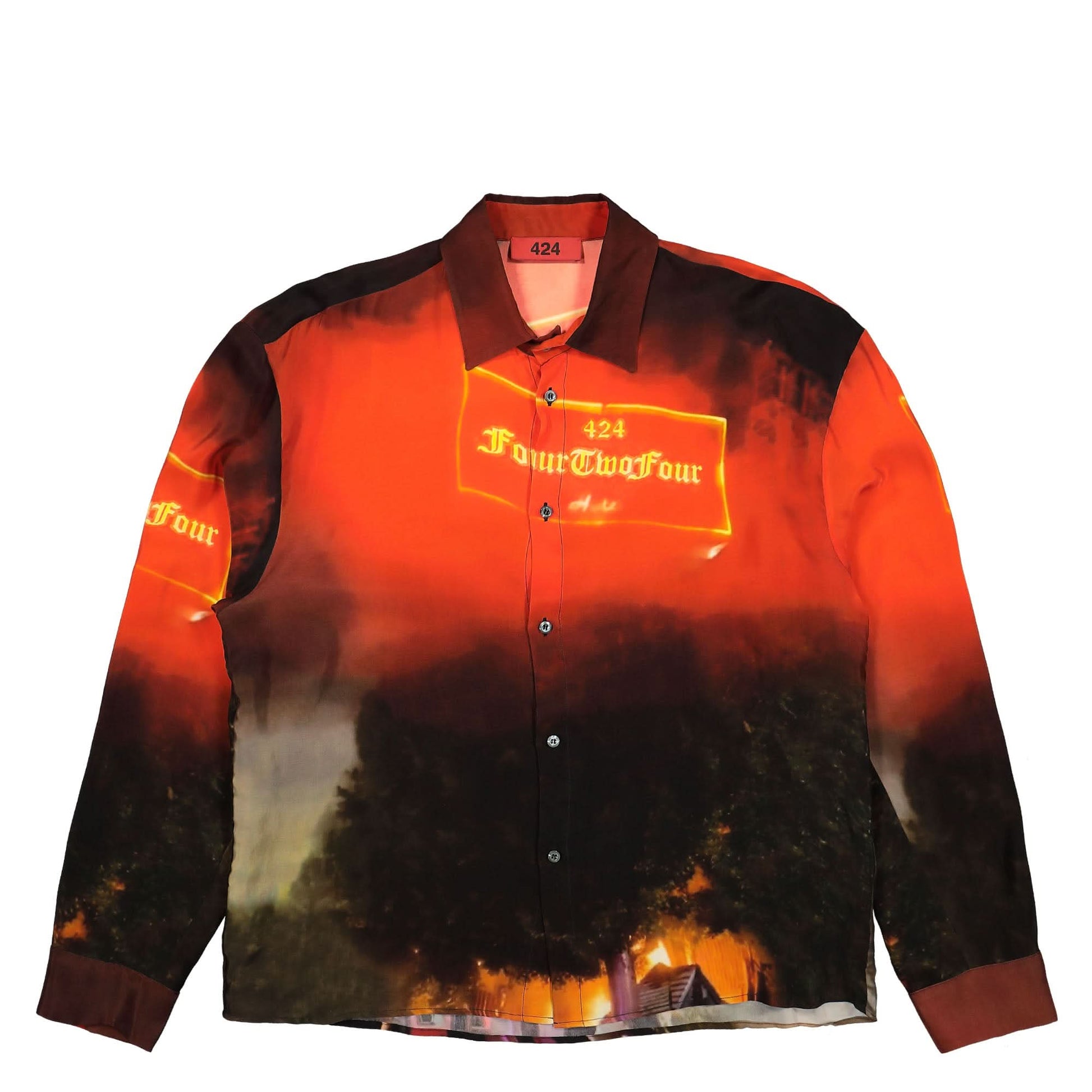 424 Printed Shirt Multicolor Detail view 1 | Gate