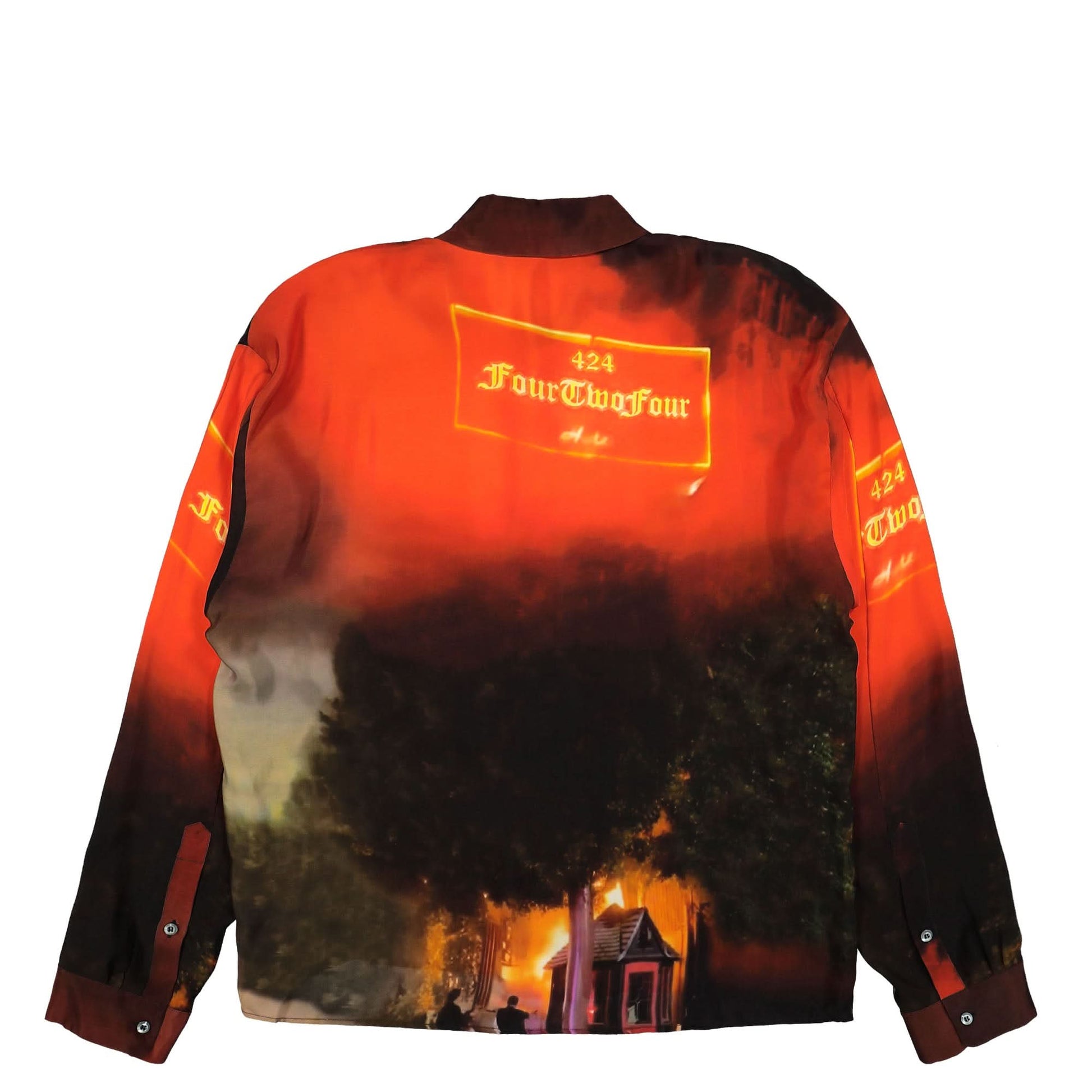 424 Printed Shirt Multicolor Detail view 2 | Gate