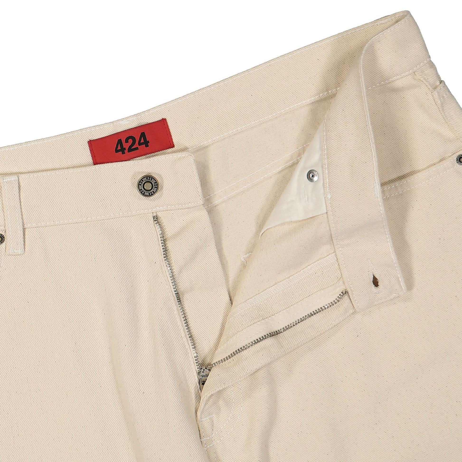 424 Graphic Trousers Beige Detail view 4 | Gate
