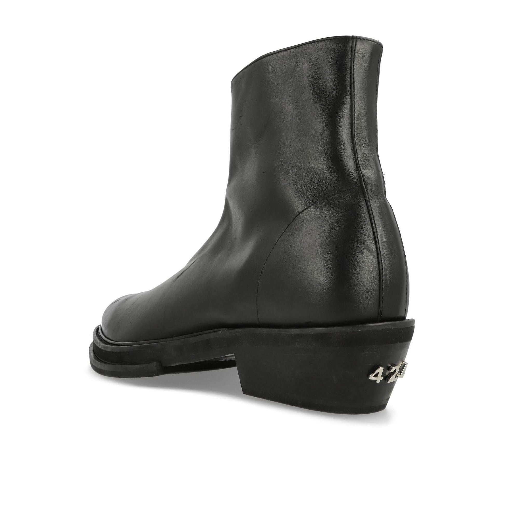 424 Boots Shine Calf Black Boots Detail view 3 | Gate