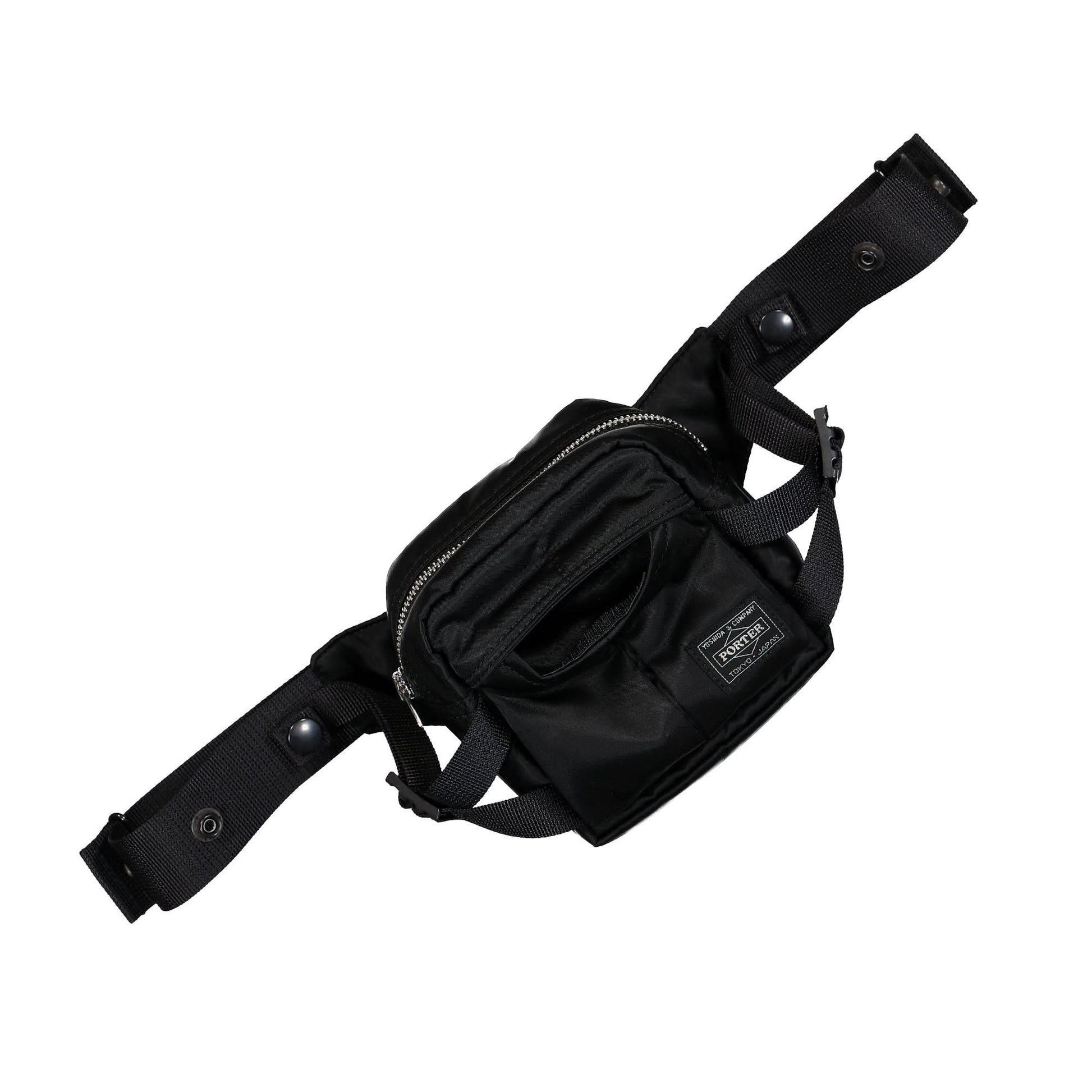 Porter-Yoshida & Co. Howl Fanny Pack Mini Black Detail view 3 | Gate