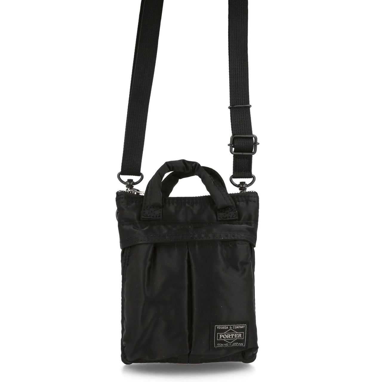 Porter-Yoshida & Co. Howl Helmet Bag Mini Black Shoulder Bags 381-18157-10 Detail View 1 | GATE