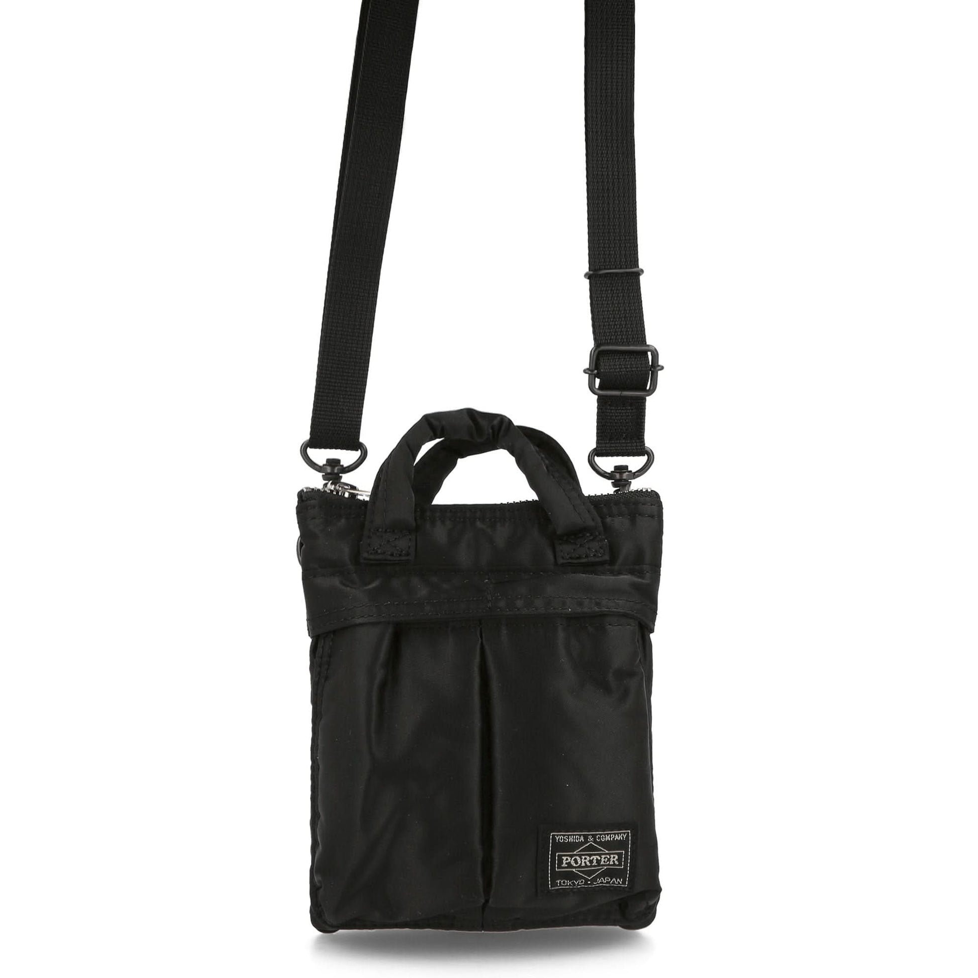 Porter-Yoshida & Co. Howl Helmet Bag Mini Black Detail view 1 | Gate