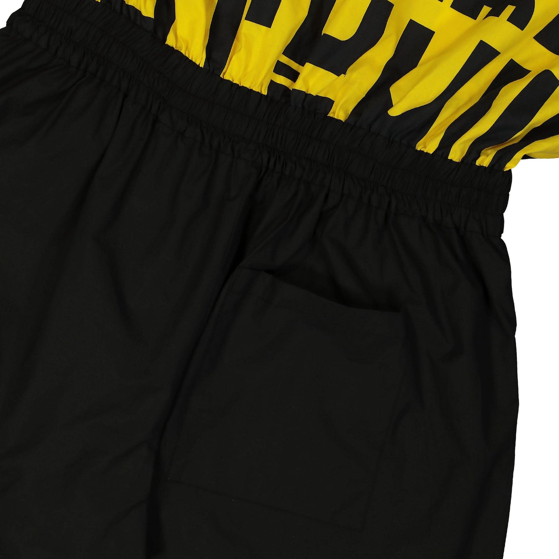 Walter Van Beirendonck Shirt Combi Shorts Yellow,Black Detail view 5 | Gate