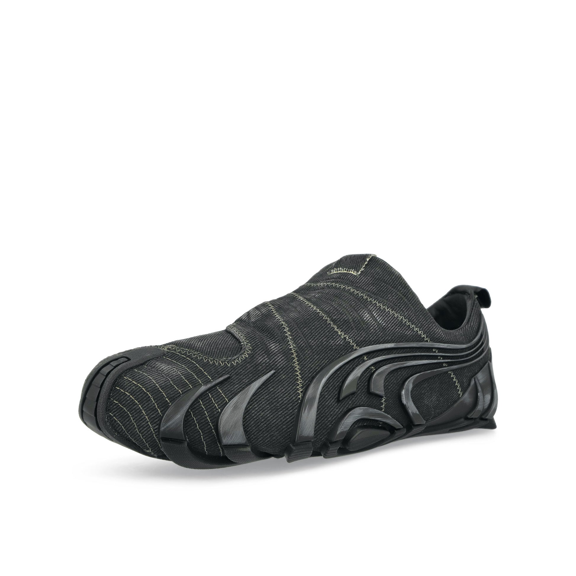 No Faith Studios x Puma Talon Flat Medium Gray - Flat Dark Gray Sneaker 404389 01 Detail View 4 | GATE
