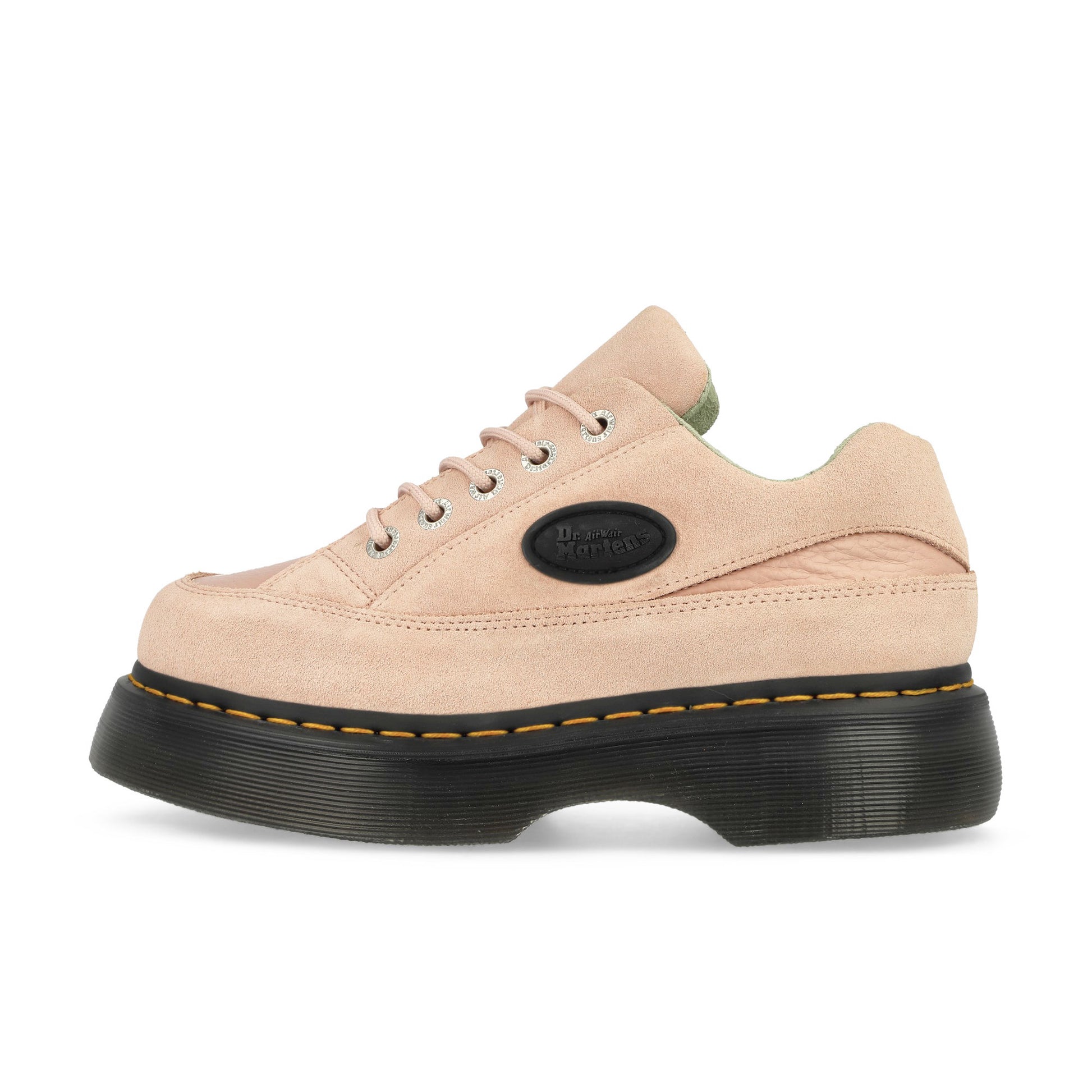 Dr. Martens Buzz 5i Suede Pink Lace Ups Detail view 1 | Gate